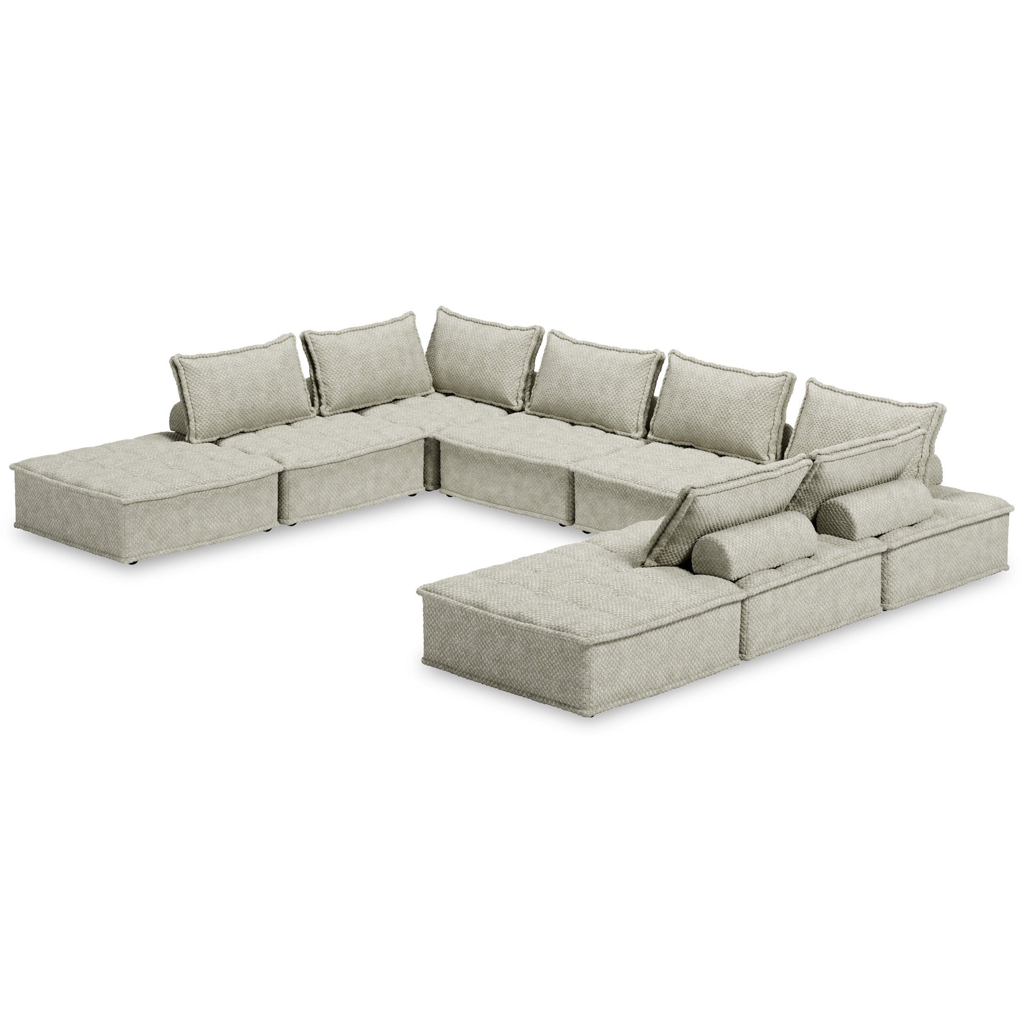 Bales 8-Piece Modular Sectional in Taupe