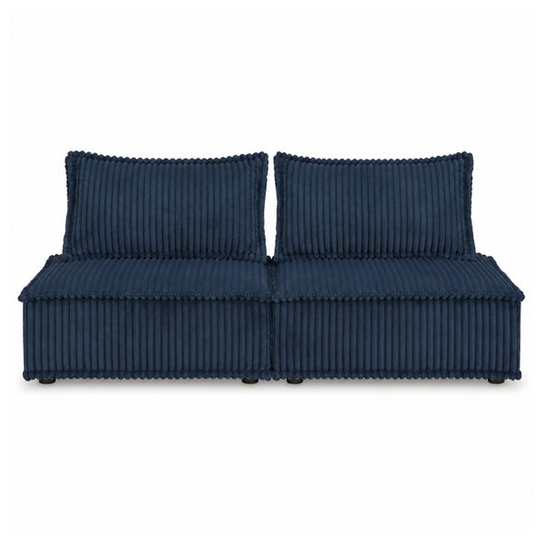Bales 2-piece Modular Loveseat in Navy