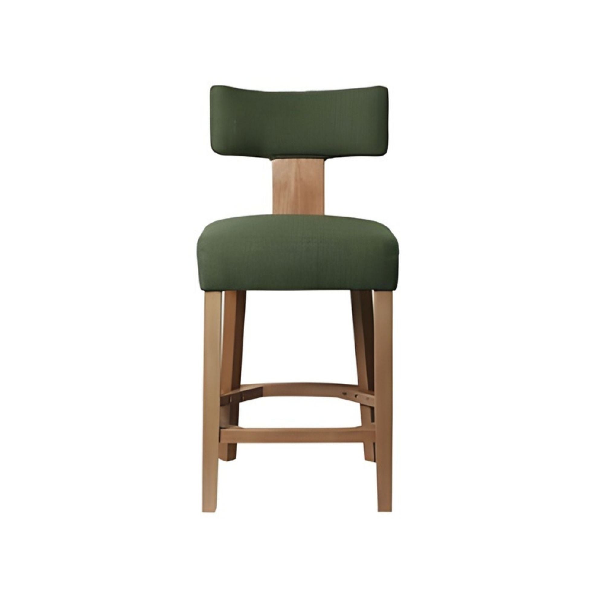 Green Klis Counter Stool by Elite Living, modern bar seat with sleek design and comfortable seating for kitchen or bar area.