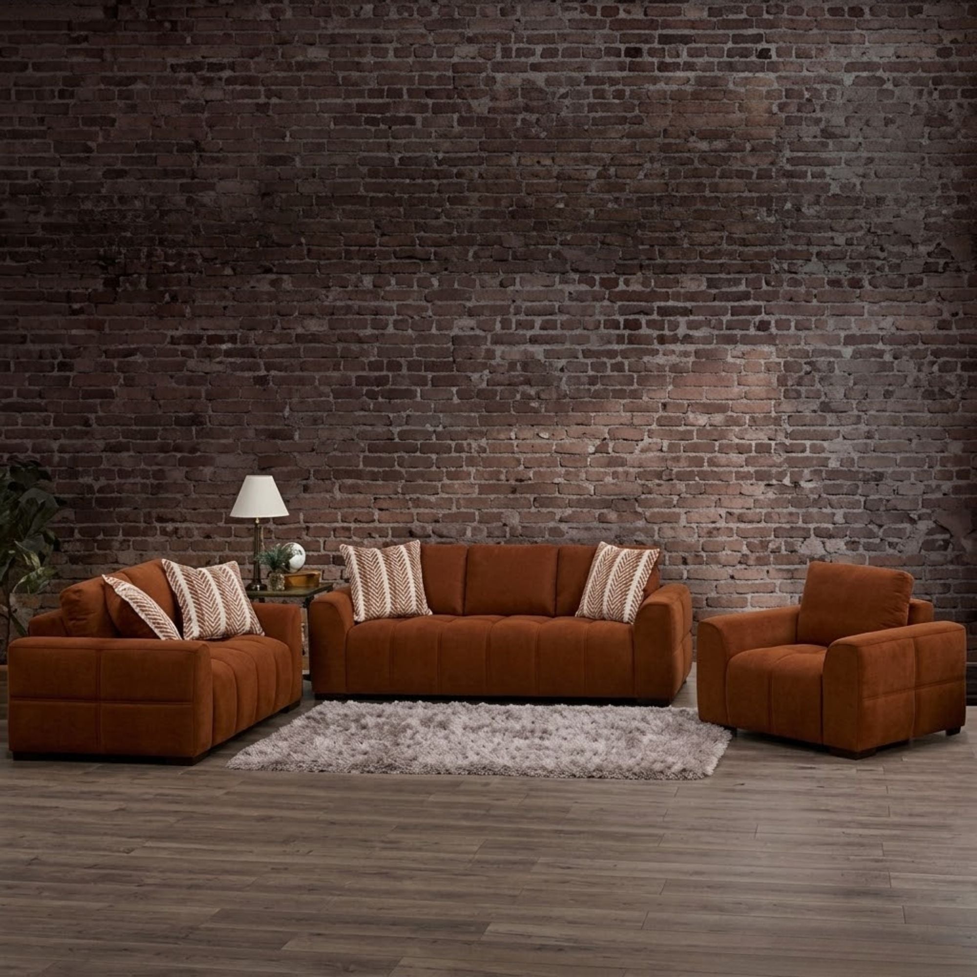 Canadian-made Clayton Modern Sofa Set