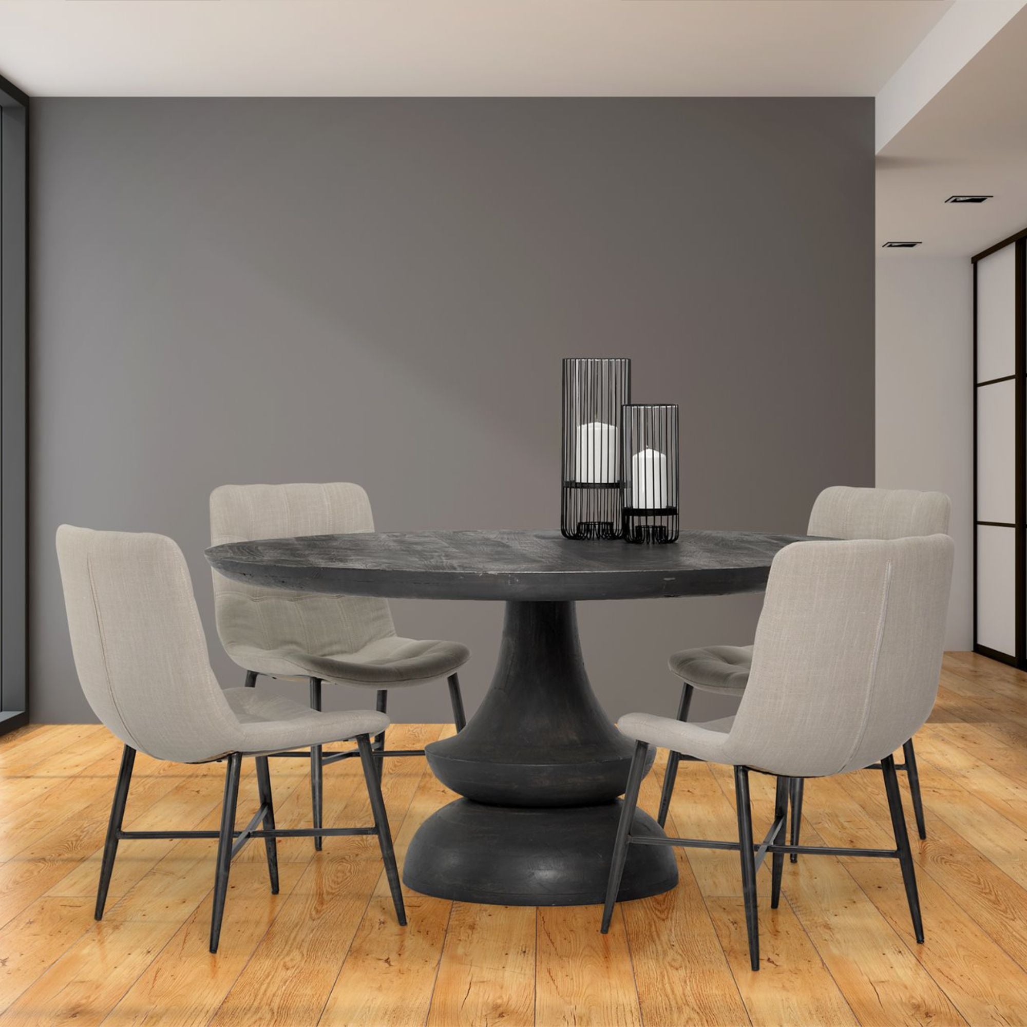 Mercana Barrow Collection Dining Chair in Beige | CastleUp Experience Centre Online Furniture