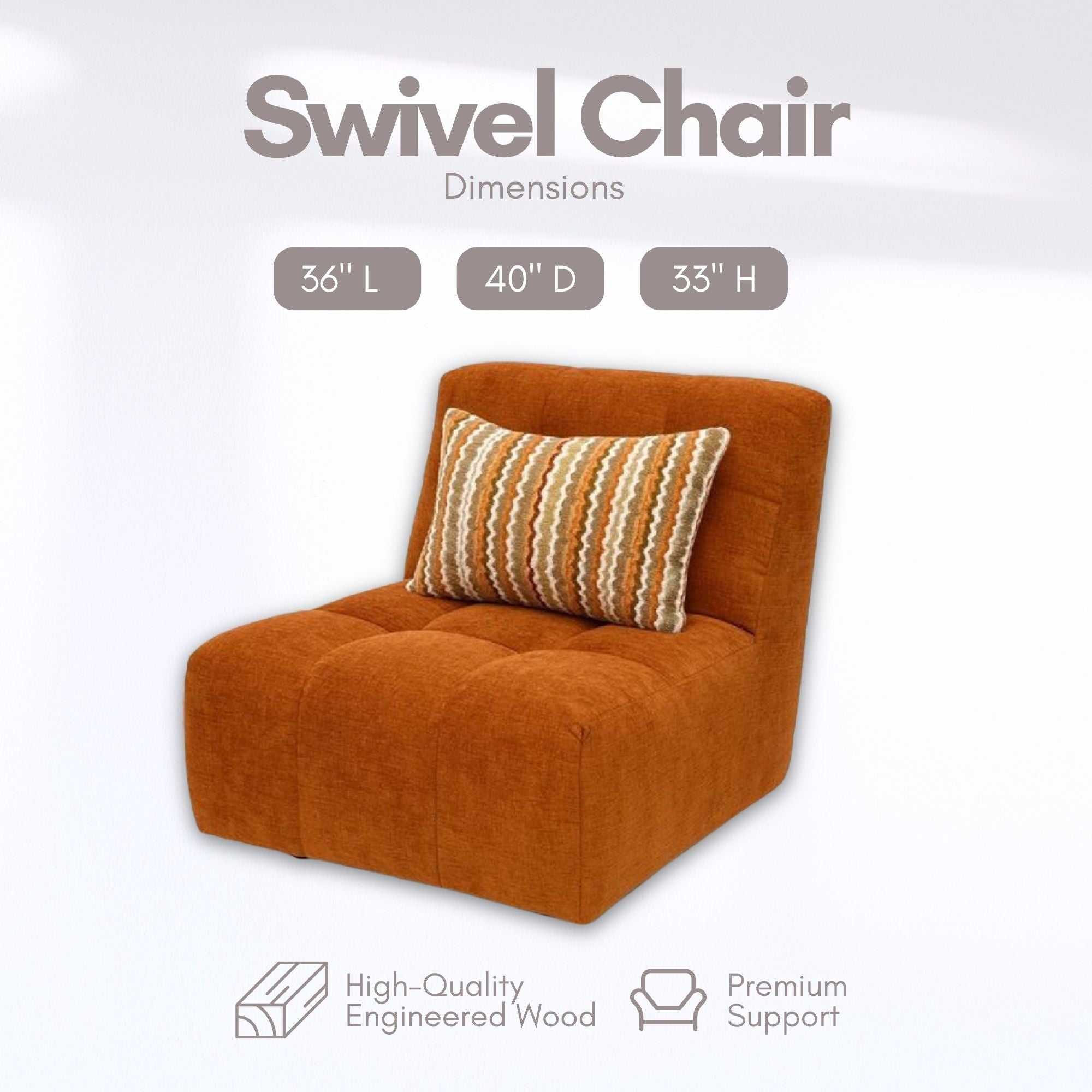 Canadian-made Clove Modern Accent Chair