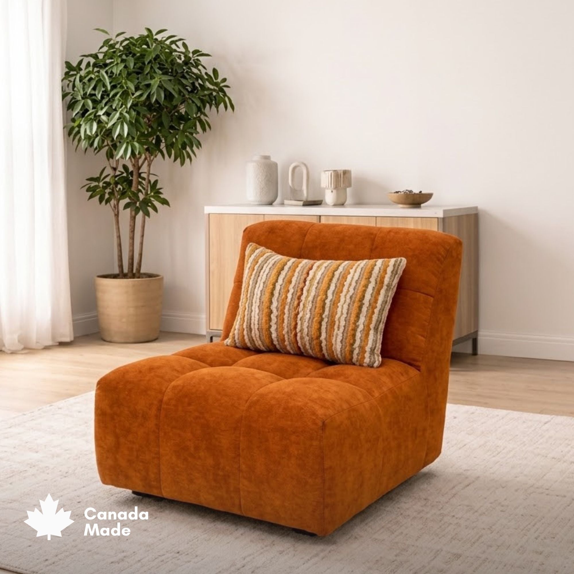 Canadian-made Clove Modern Accent Chair