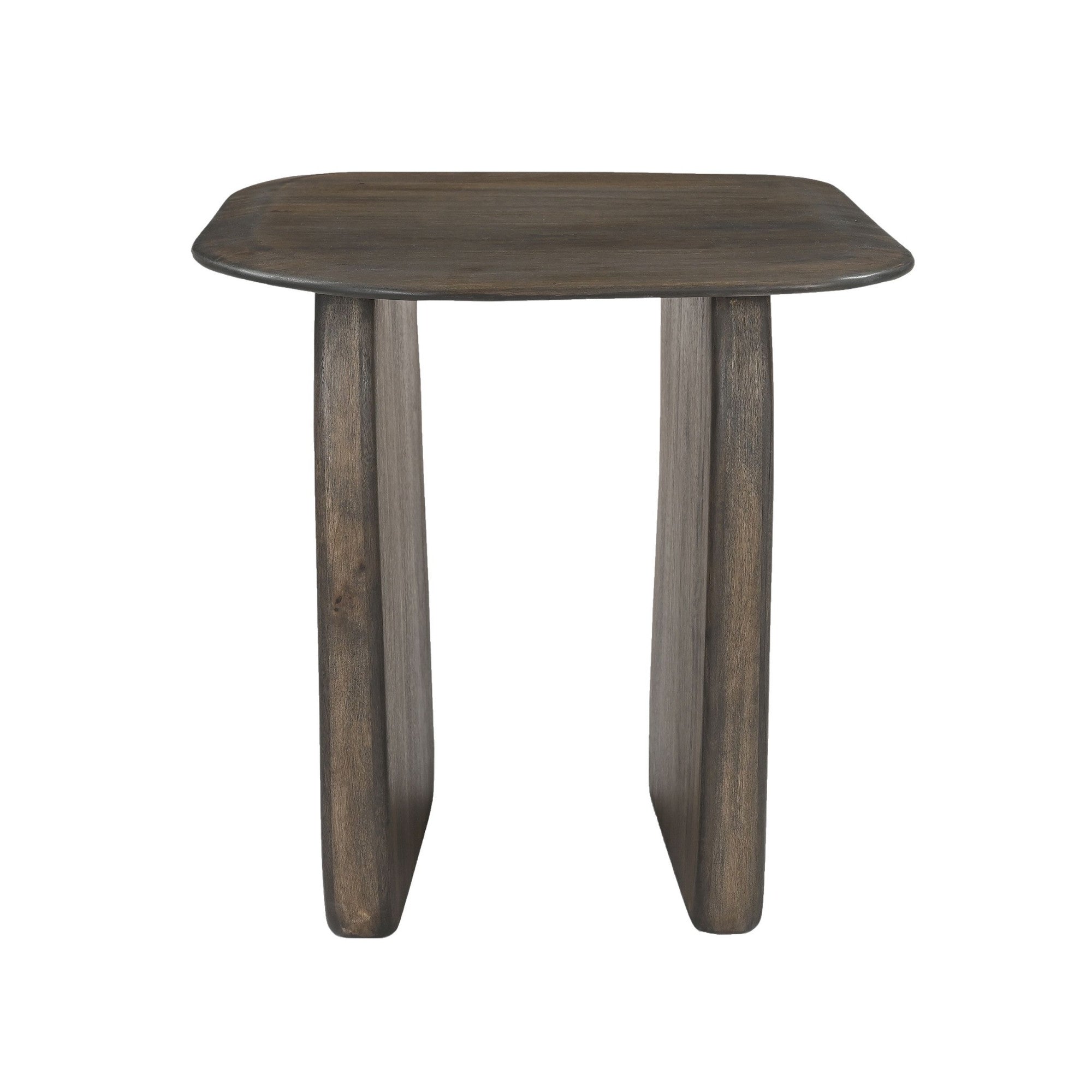Bazul Organic End Table in Mocha