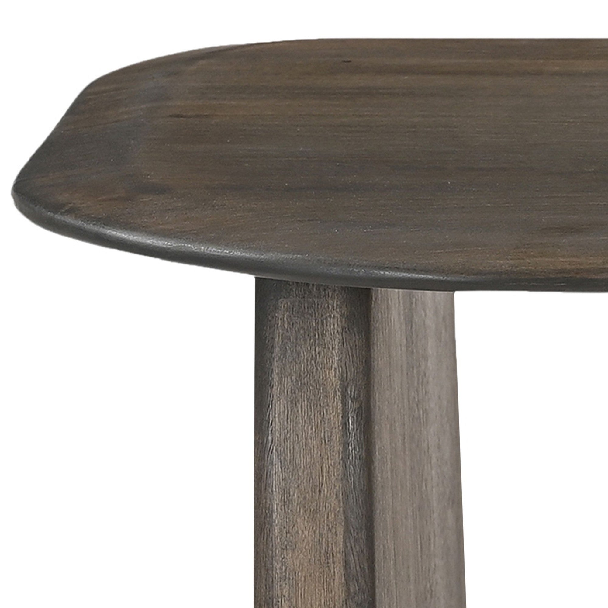 Bazul Organic End Table in Mocha