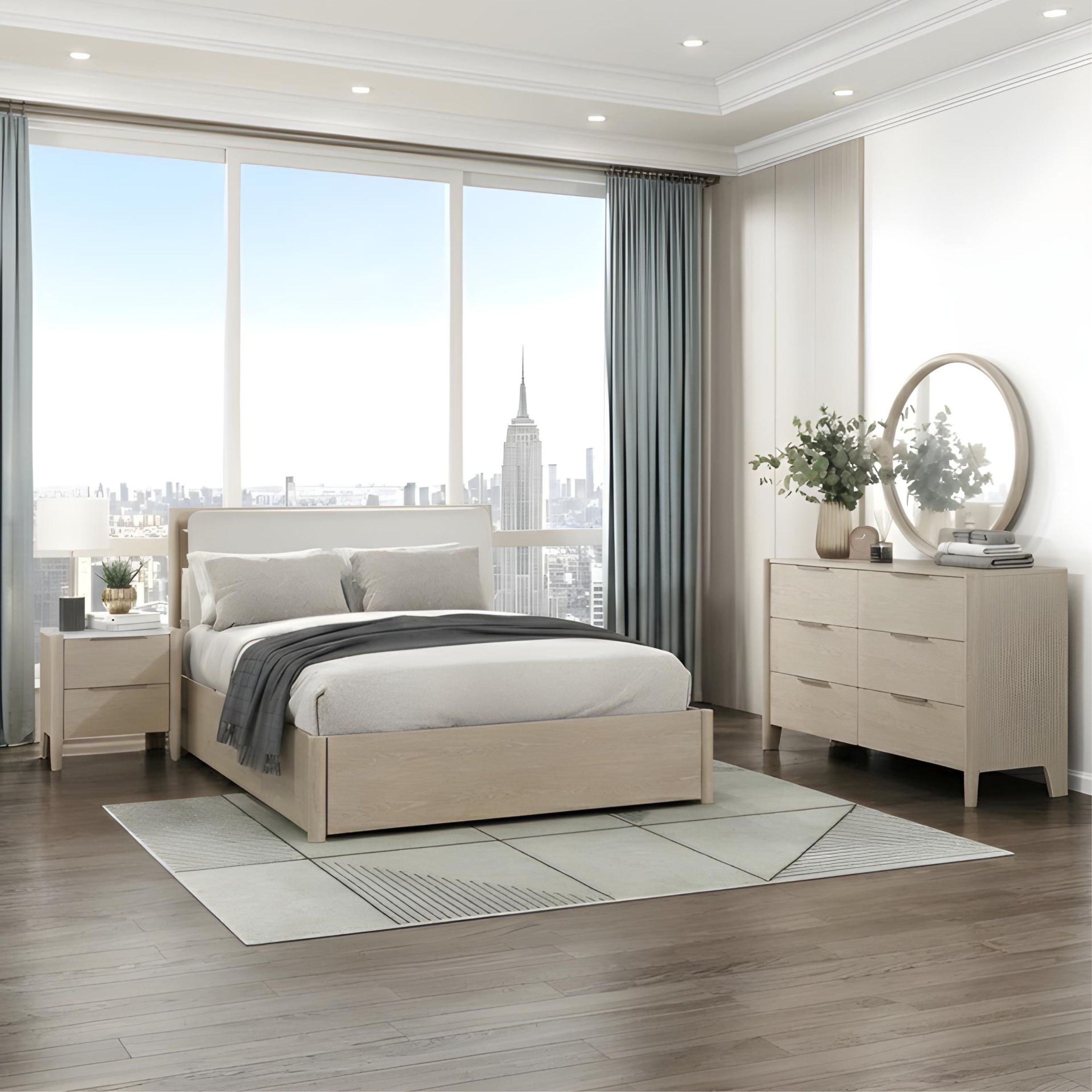 Matteo Collection Soft Modern Bedroom Set | CastleUp Experience Centre Online Furniture
