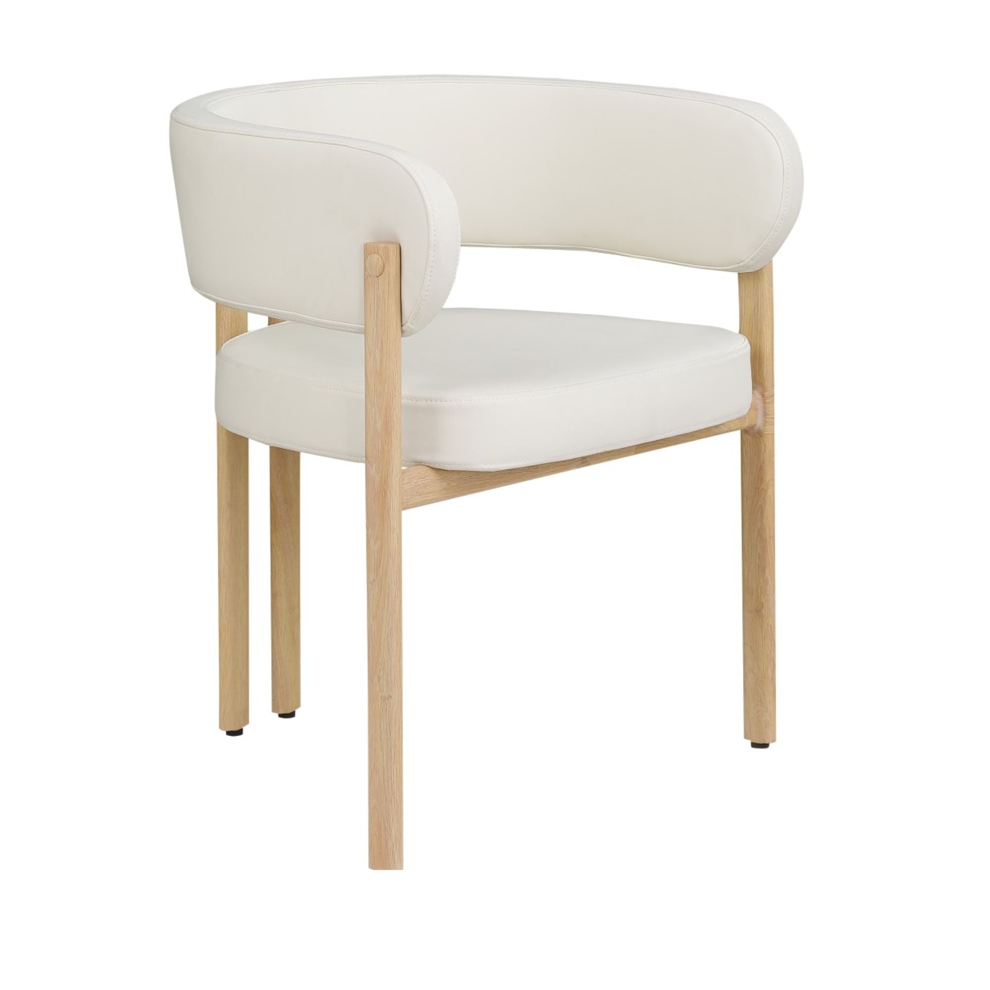 Chaise de salle à manger Belisse crème (Lot de 2)