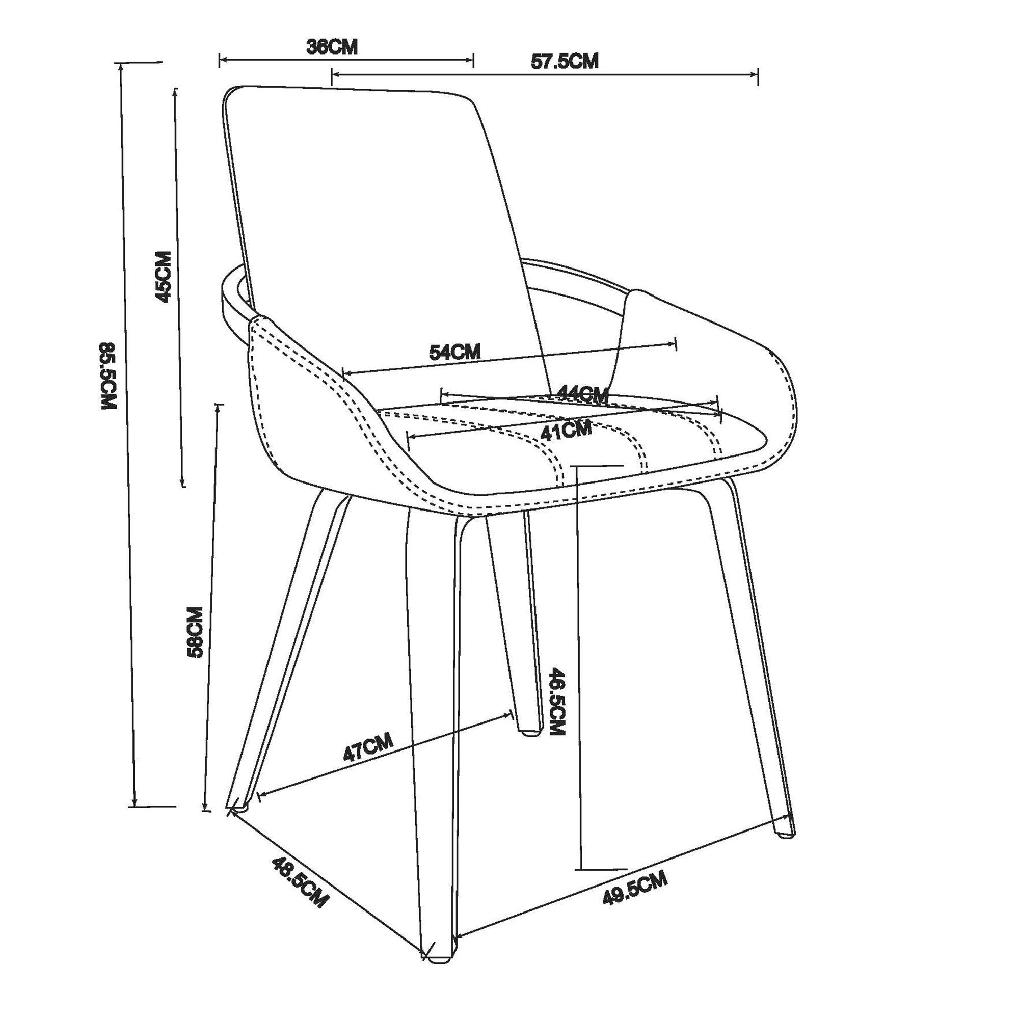 Bellaro and Caspian 7-Piece Dining Set