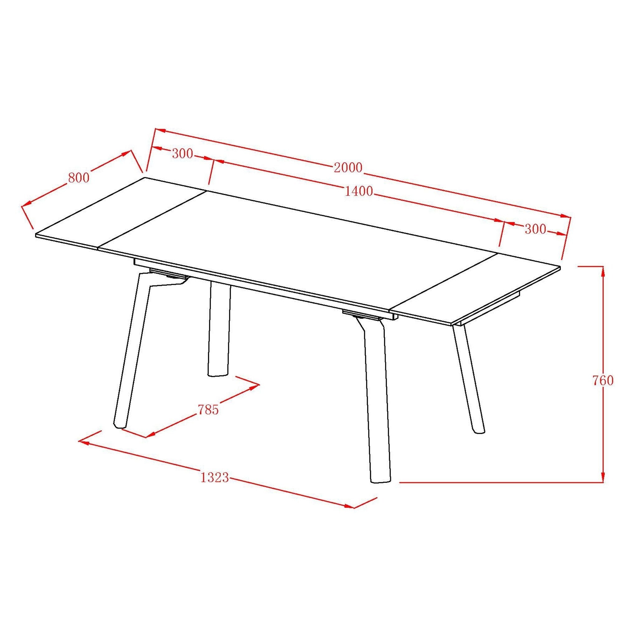 Bellaro Dining Table with Extension