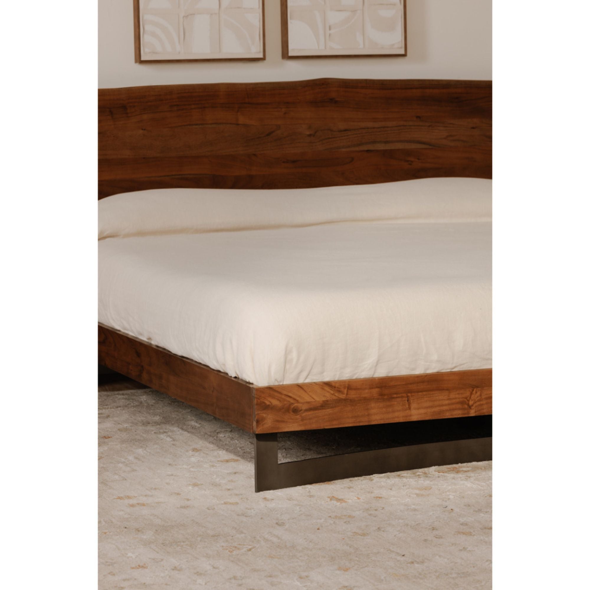 Moe's Home Bent Size Bed Brown | CastleUp Experience Centre Online Furniture