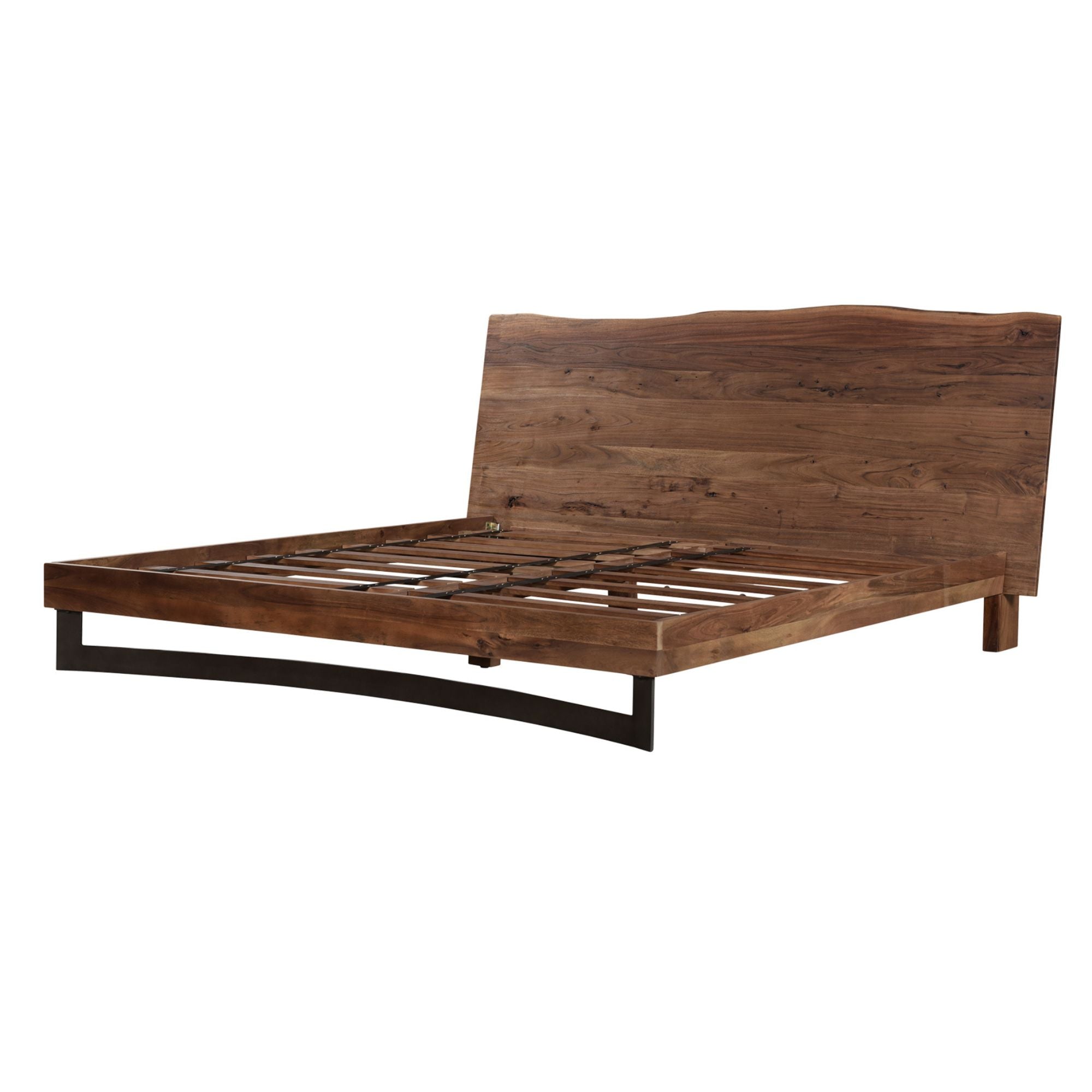 Moe's Home Bent Size Bed Brown | CastleUp Experience Centre Online Furniture