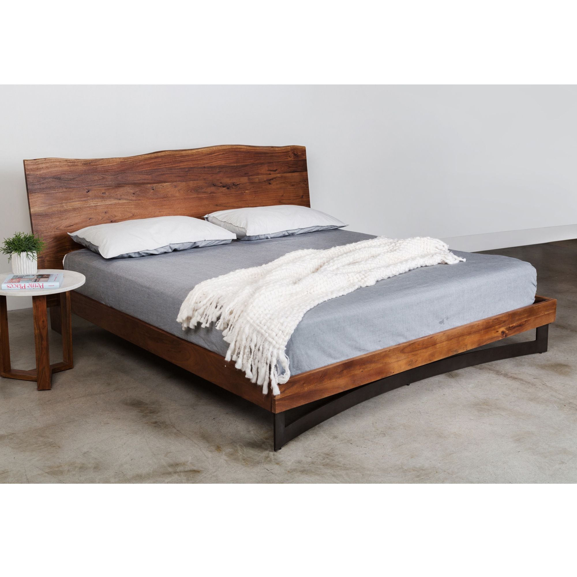 Moe's Home Bent Size Bed Brown | CastleUp Experience Centre Online Furniture