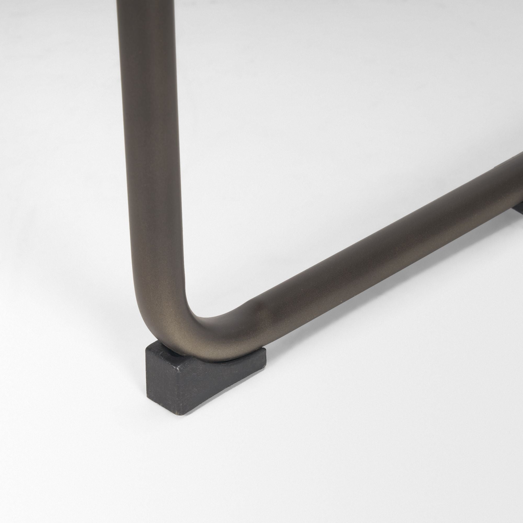 Mercana Berbick Leather Iron Frame Dining Chair in Black | CastleUp Experience Centre Online Furniture