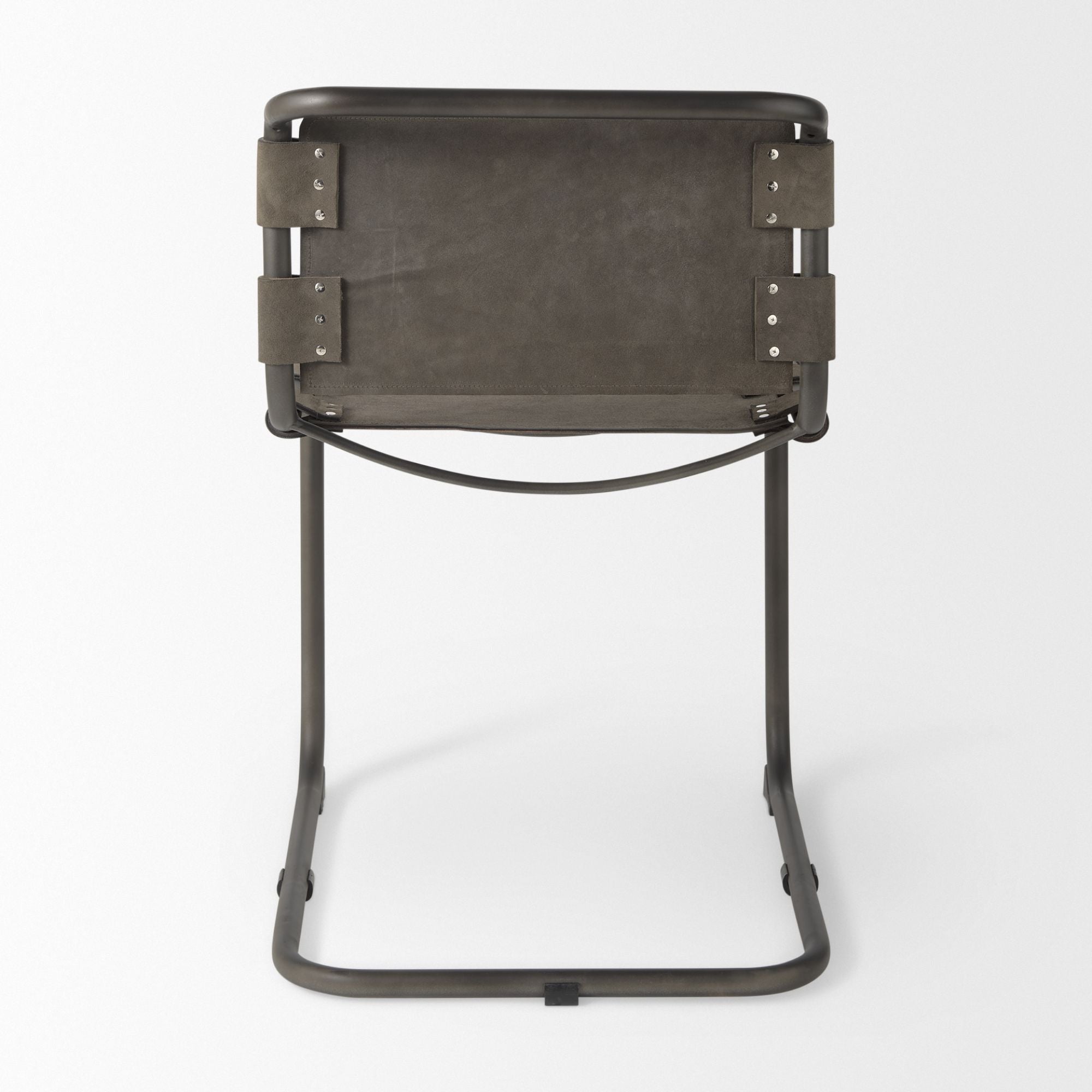 Mercana Berbick Iron Frame Dining Chair in Brown | CastleUp Experience Centre Online Furniture