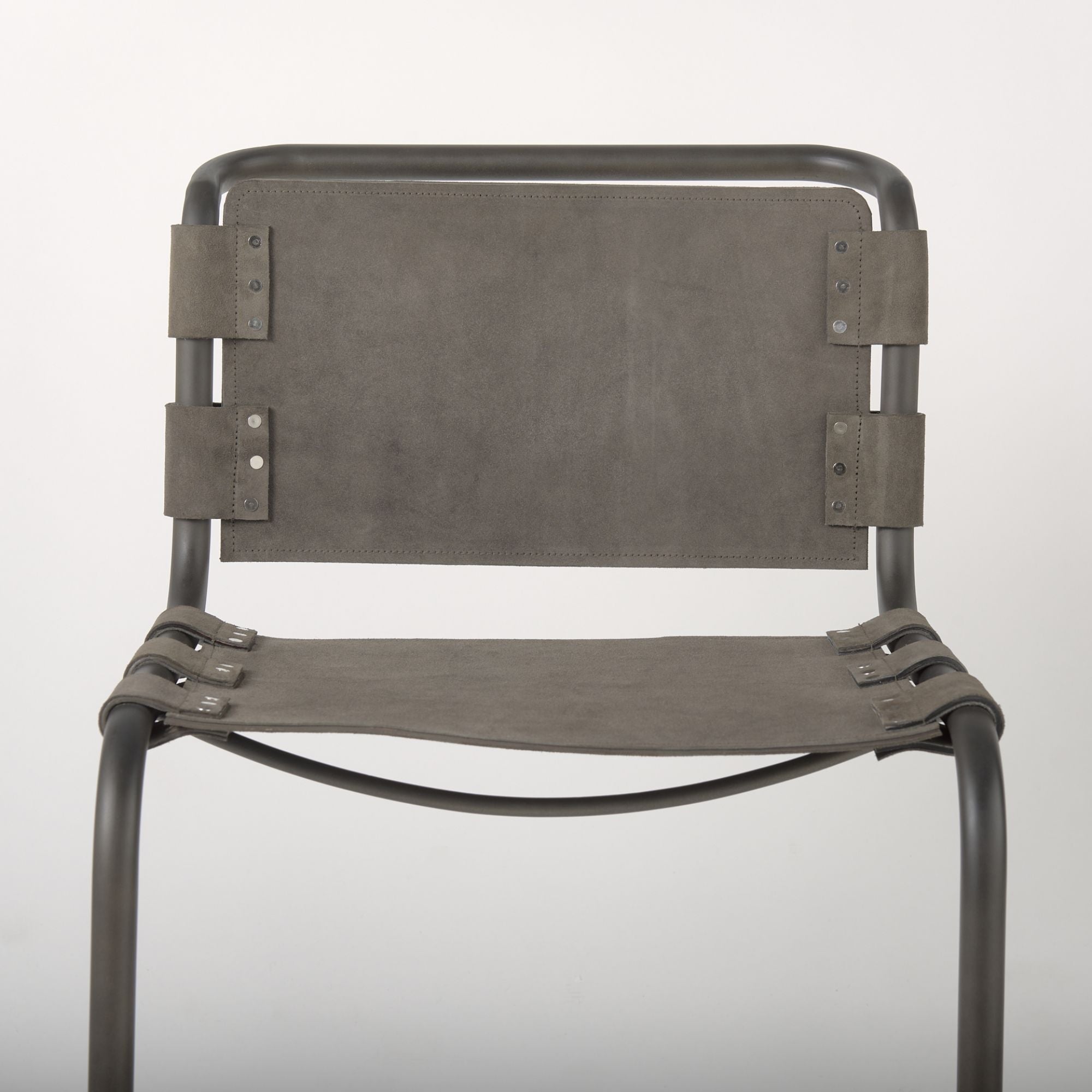 Mercana Berbick Iron Frame Dining Chair in Brown | CastleUp Experience Centre Online Furniture