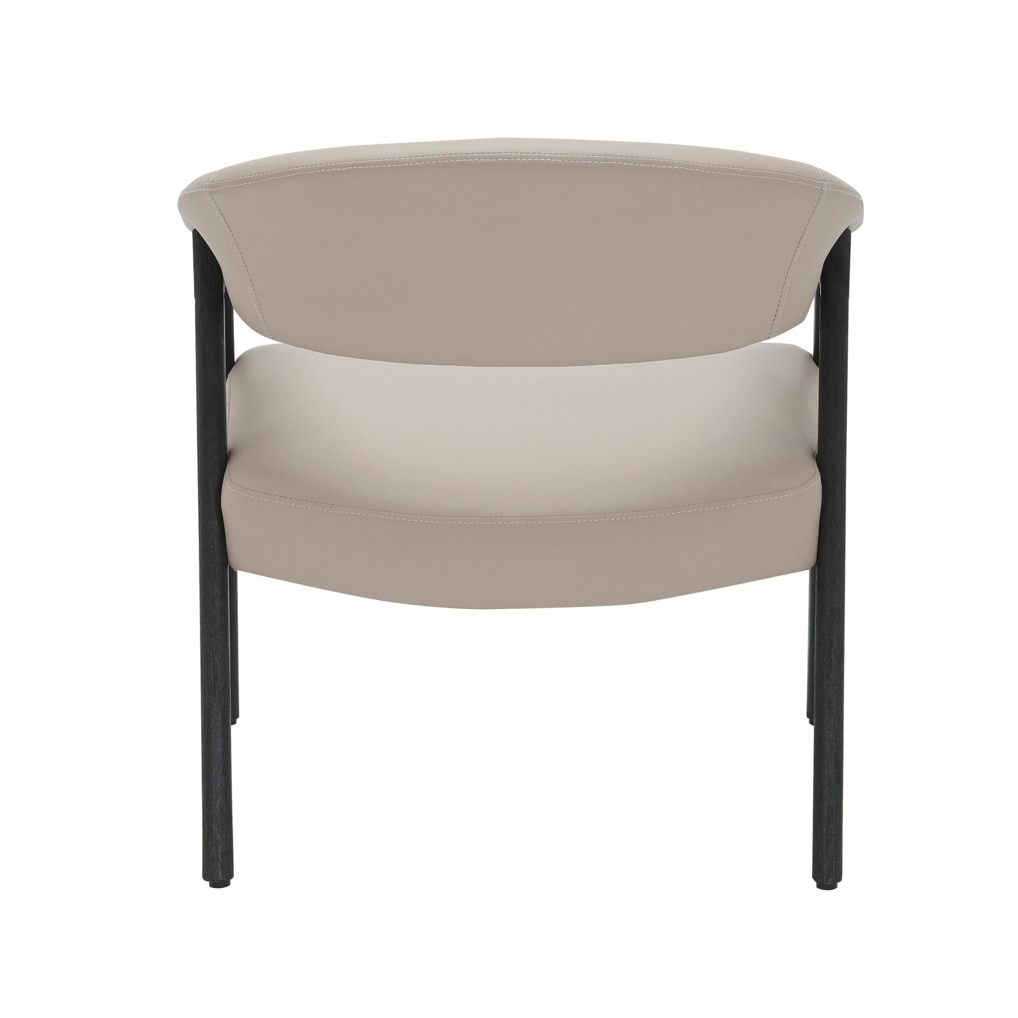 Bexley Accent Chair in Mushroom and Black