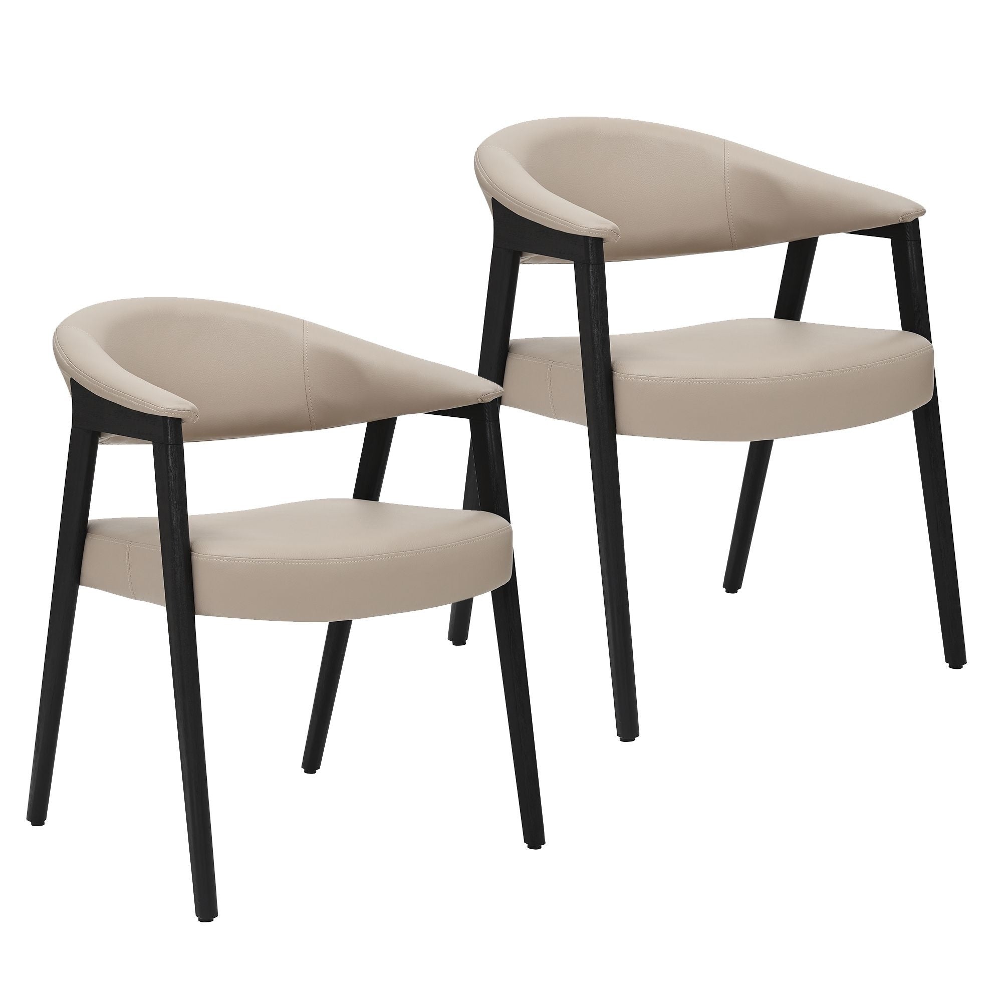 Bexley Dining Chair in Mushroom (Set of 2)