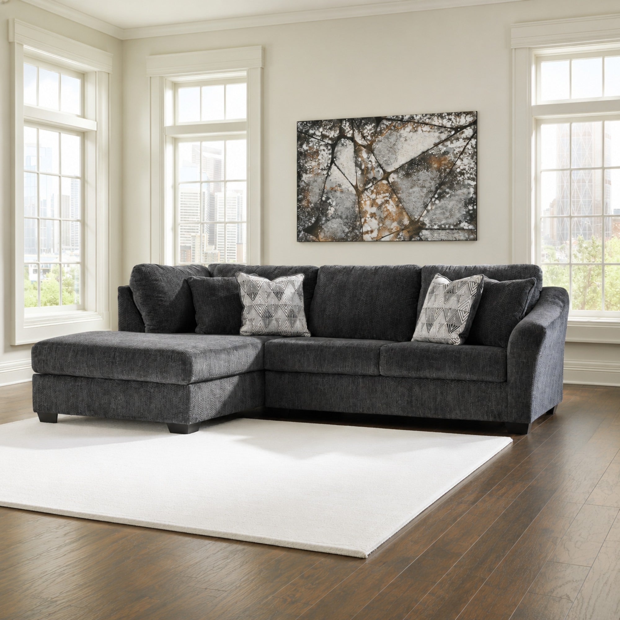 Biddeford 2-Piece Sectional Sleeper with Chaise