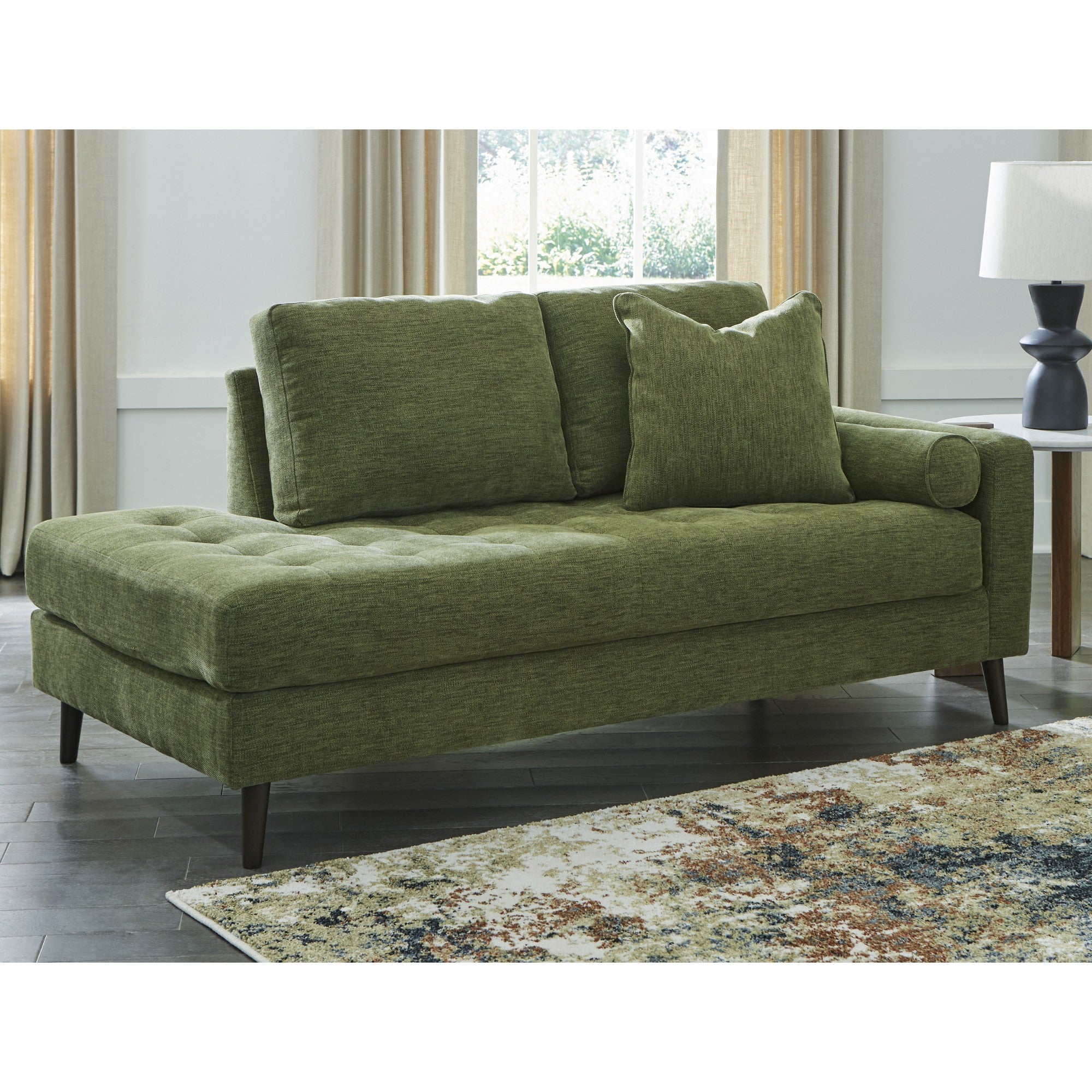 Bixler RAF Corner Chaise in Olive