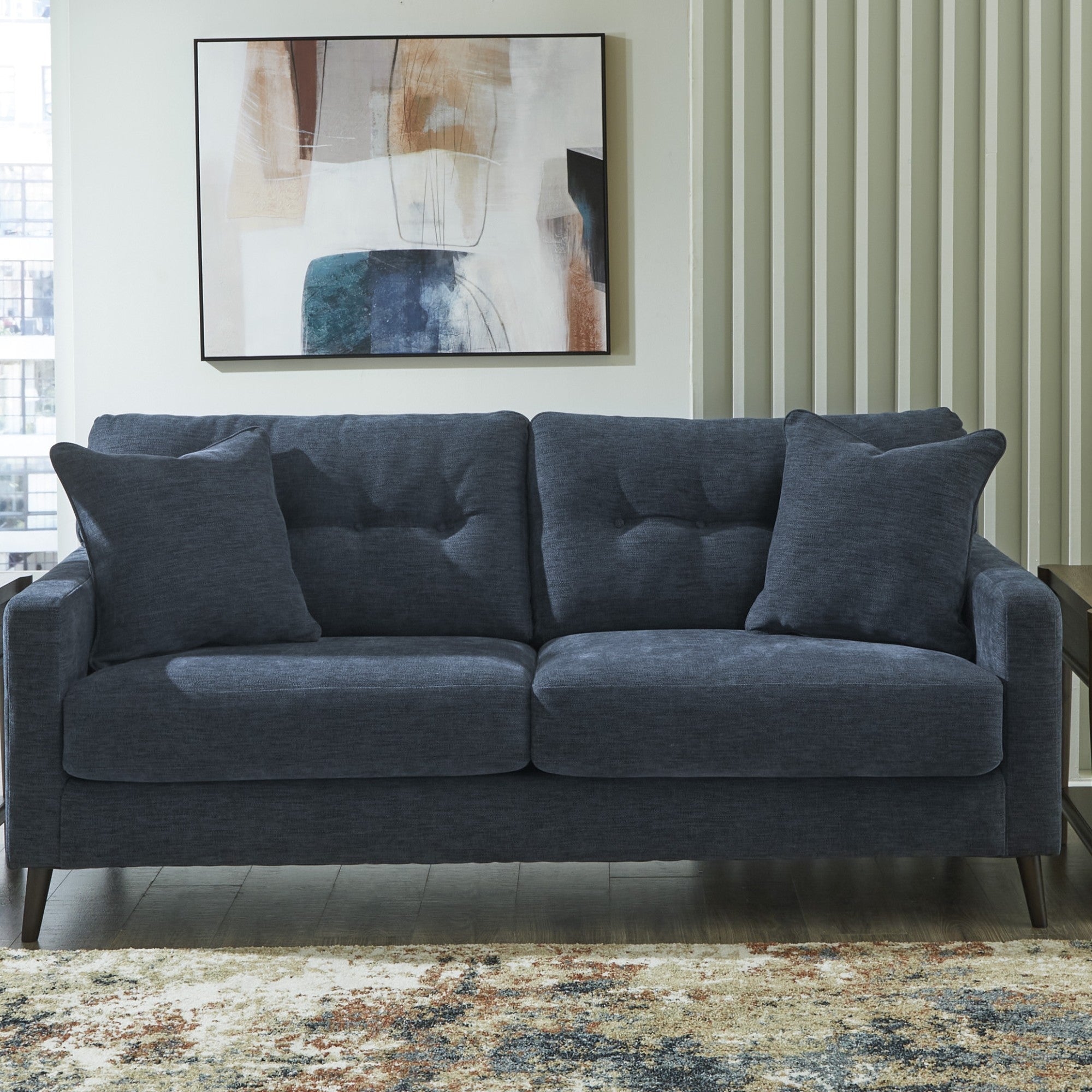 Bixler Sofa in Navy