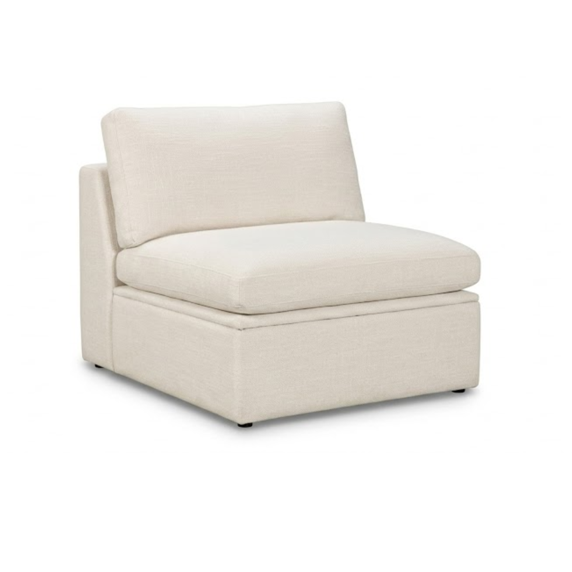 Canadian-made Statum Designs Inc Blair Collection 6-piece sectional sofa with plush cushions and modern design in a spacious living room setting