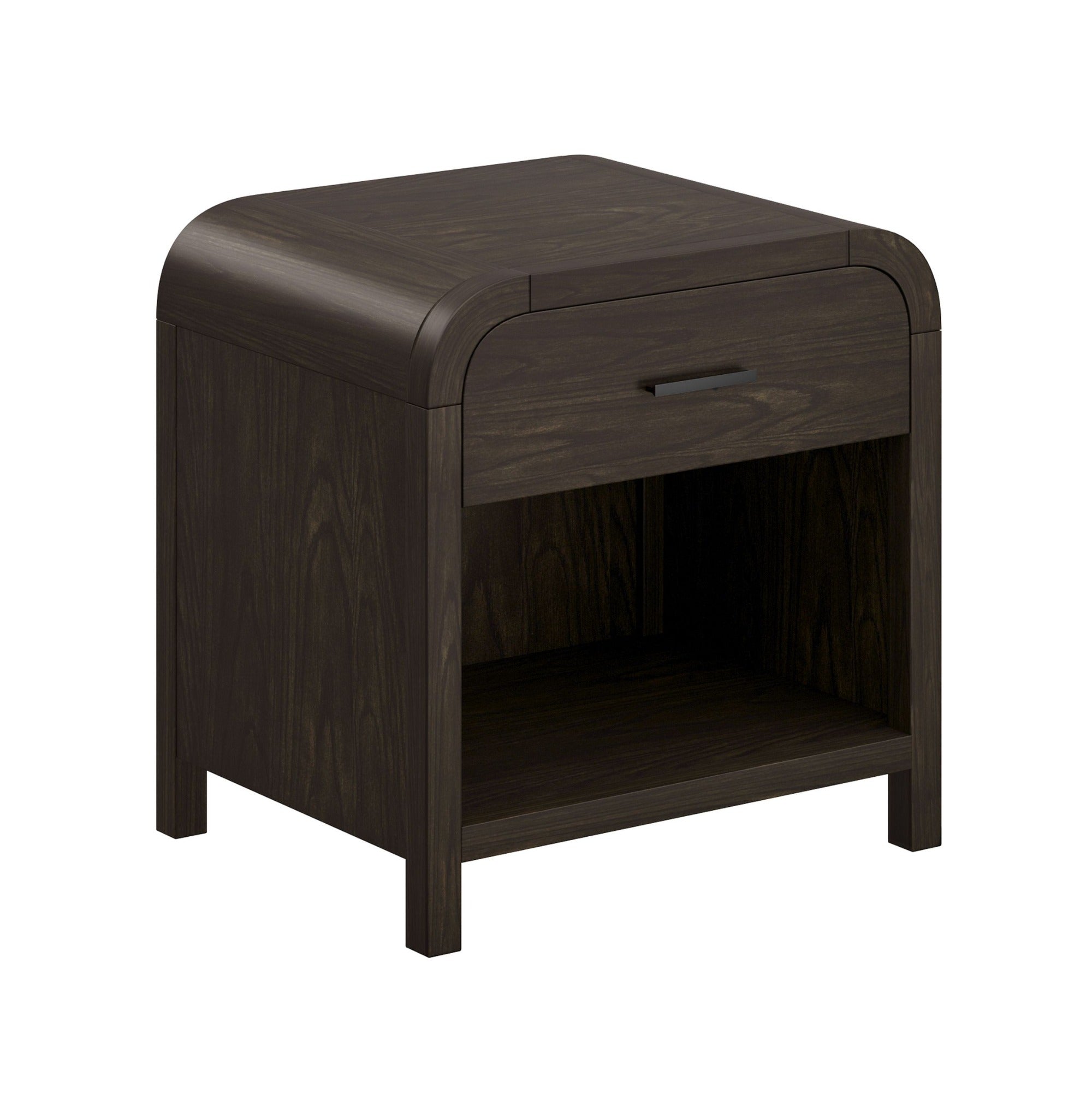Bowman 1 Drawer Accent Table in Dark Walnut