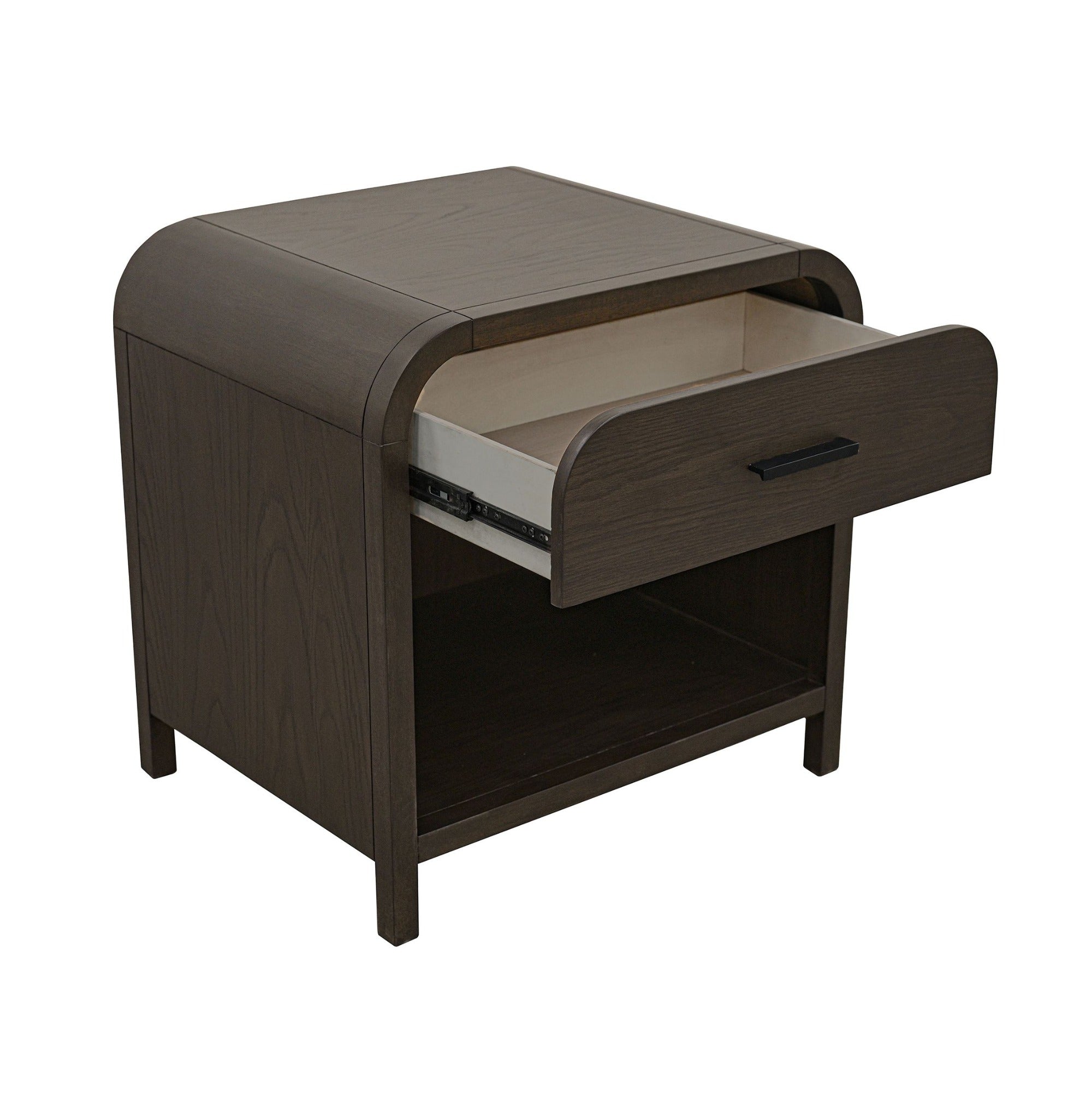 Bowman 1 Drawer Accent Table in Dark Walnut