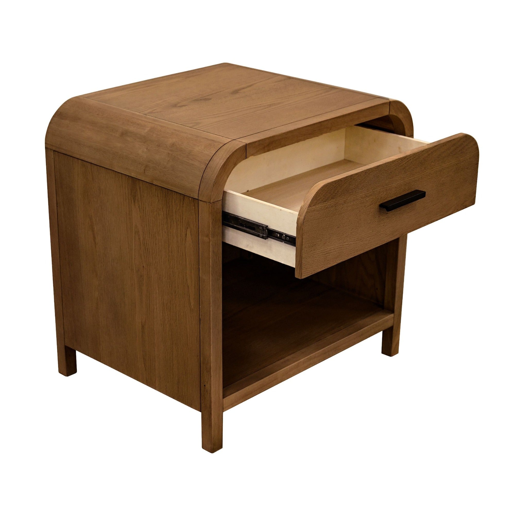 owman 1 Drawer Accent Table in Walnut