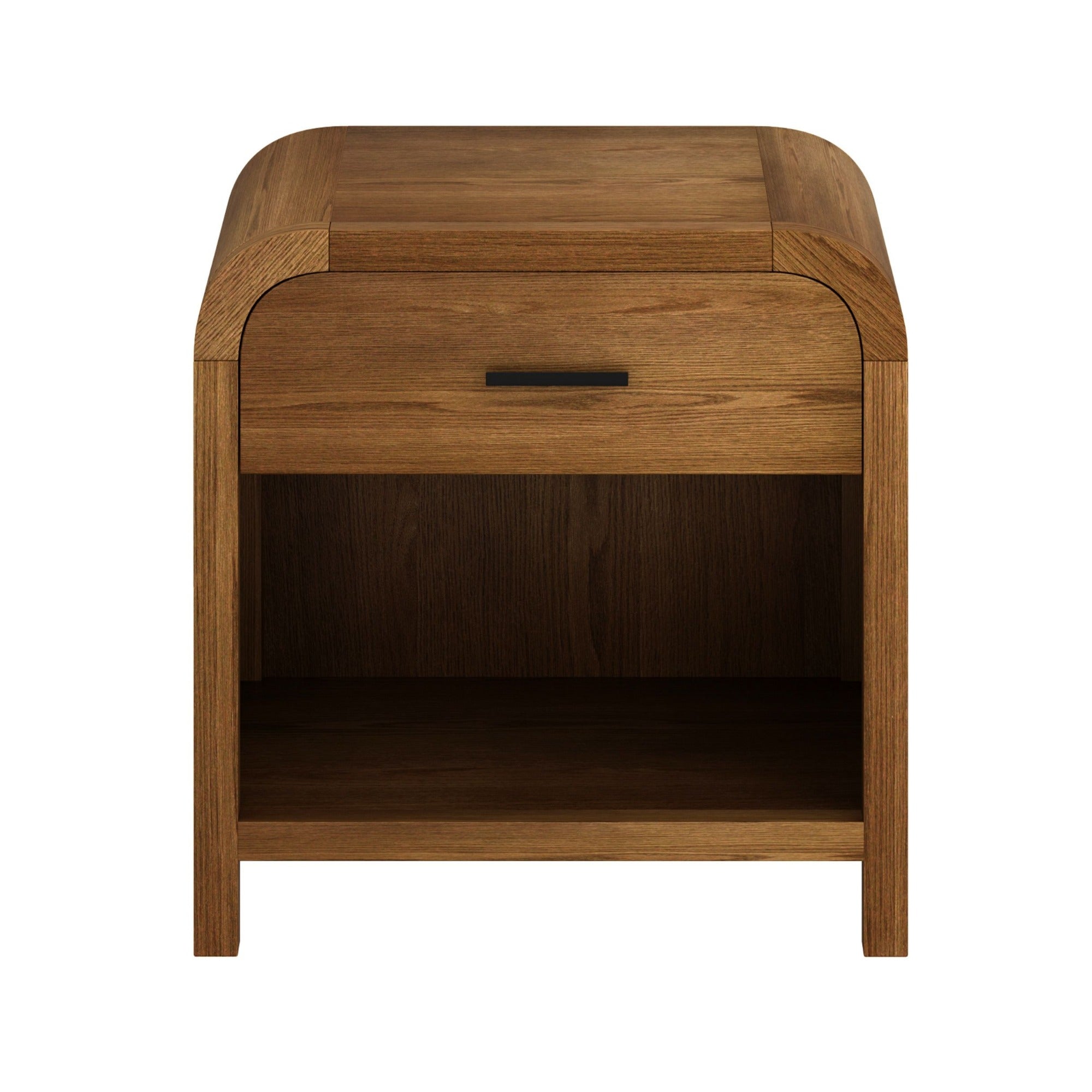 owman 1 Drawer Accent Table in Walnut