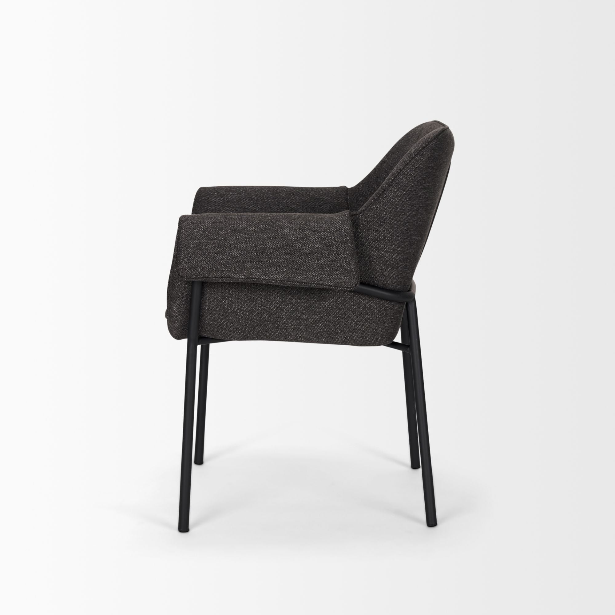 Mercana Brently Fabric Dining Chair in Gray | CastleUp Experience Centre Online Furniture