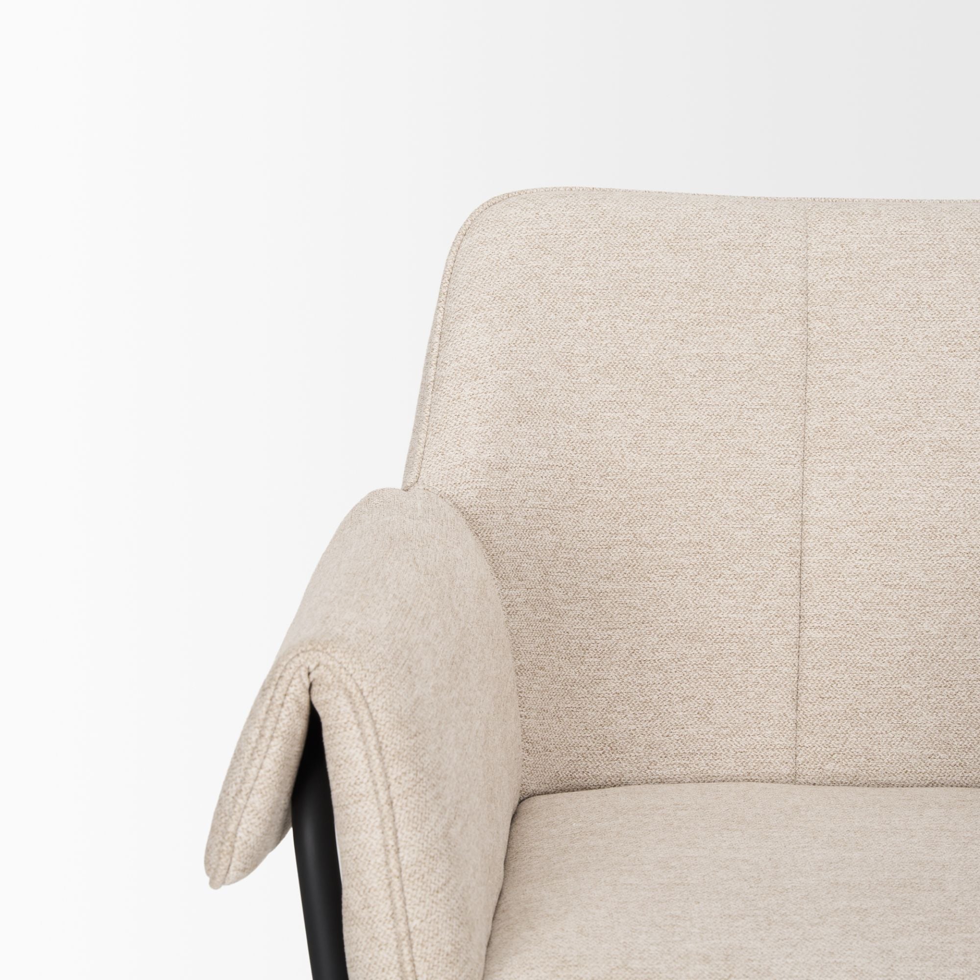Mercana Brently Fabric Dining Chair in Oatmeal | CastleUp Experience Centre Online Furniture