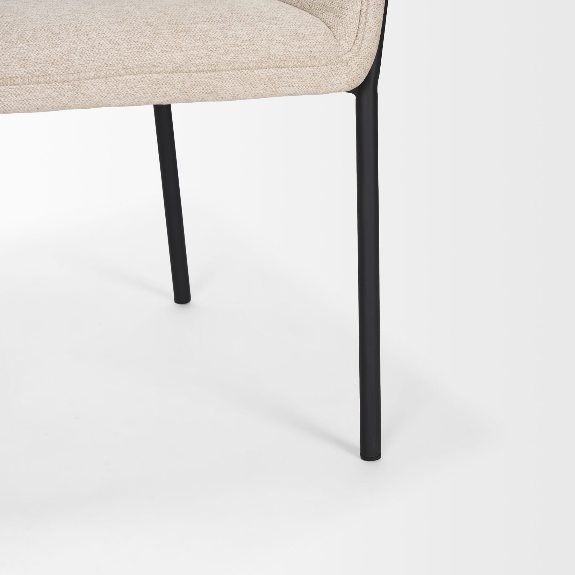Mercana Brently Fabric Dining Chair in Oatmeal | CastleUp Experience Centre Online Furniture