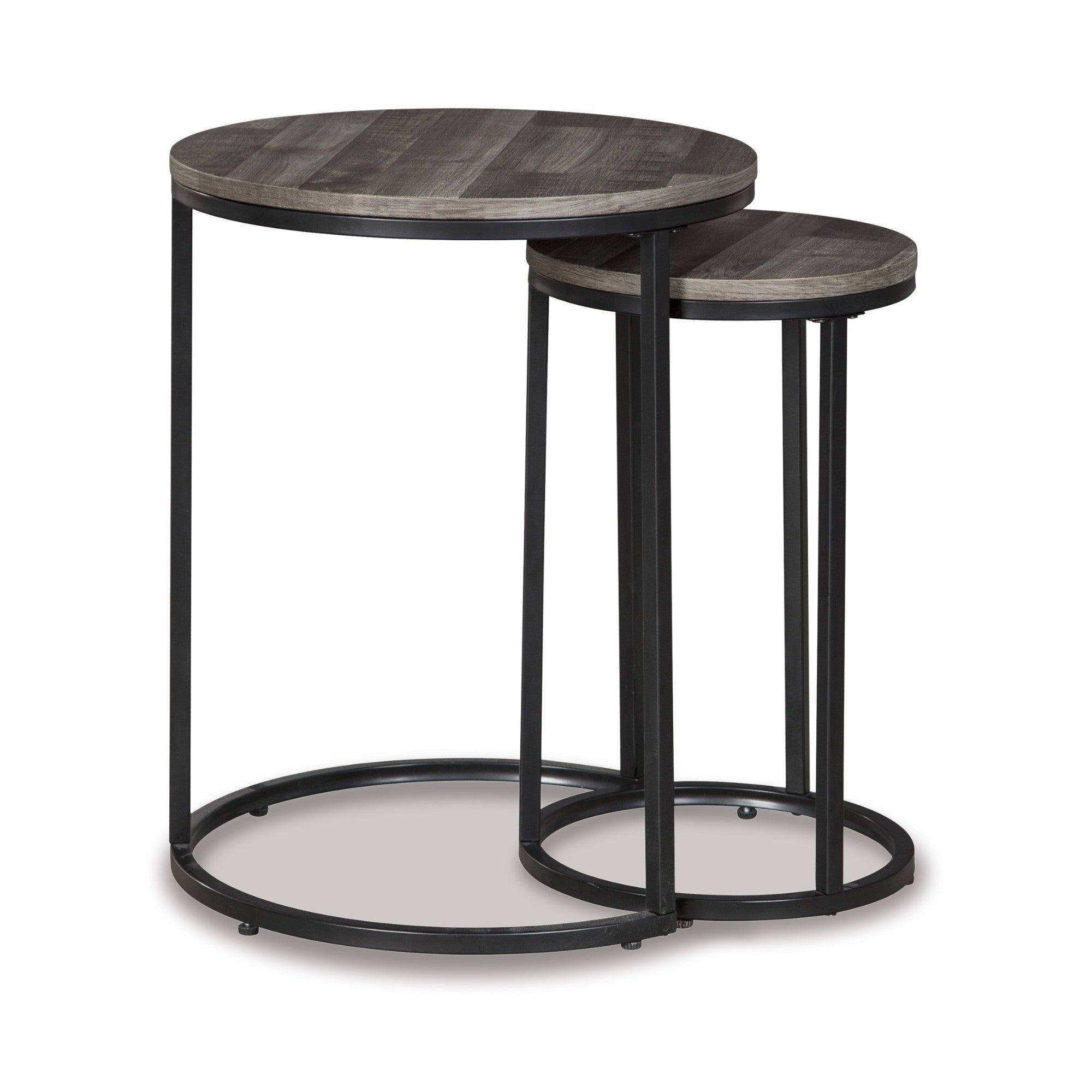 Briarsboro Accent Table Set Black/Grey