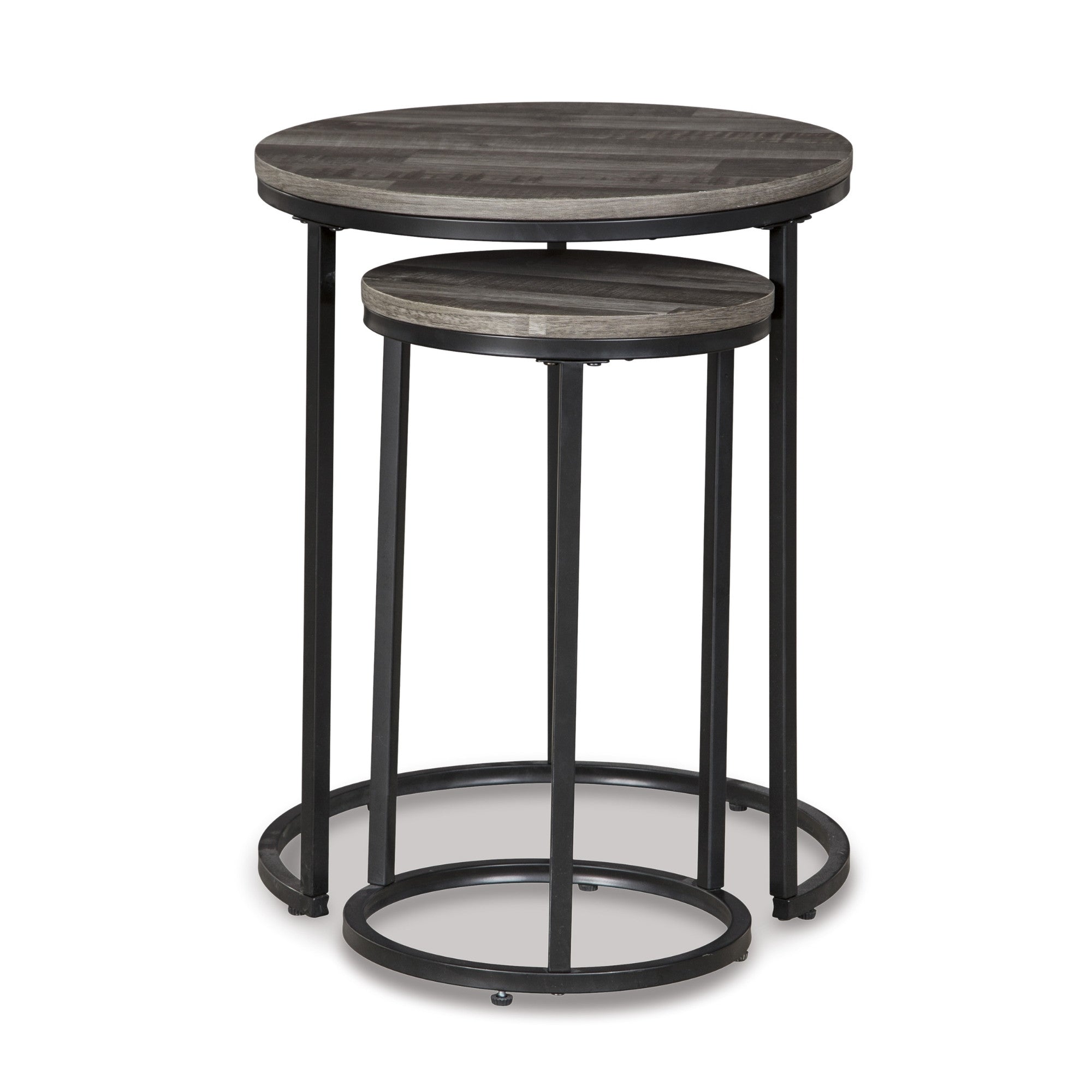 Briarsboro Accent Table Set Black/Grey
