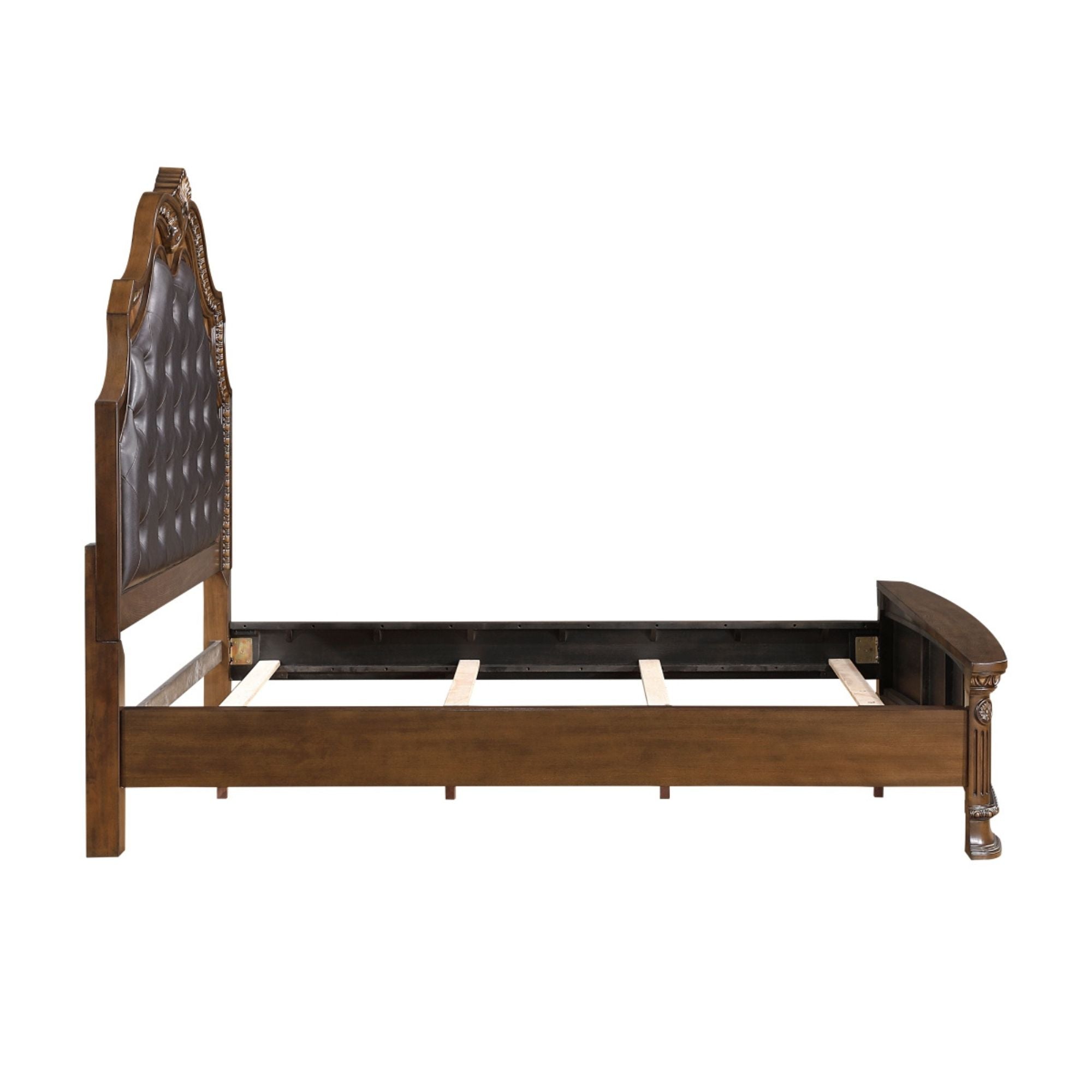Bridgepoint bedroom set by MAZ featuring a modern bed frame with a sleek headboard and matching bedroom furniture.
