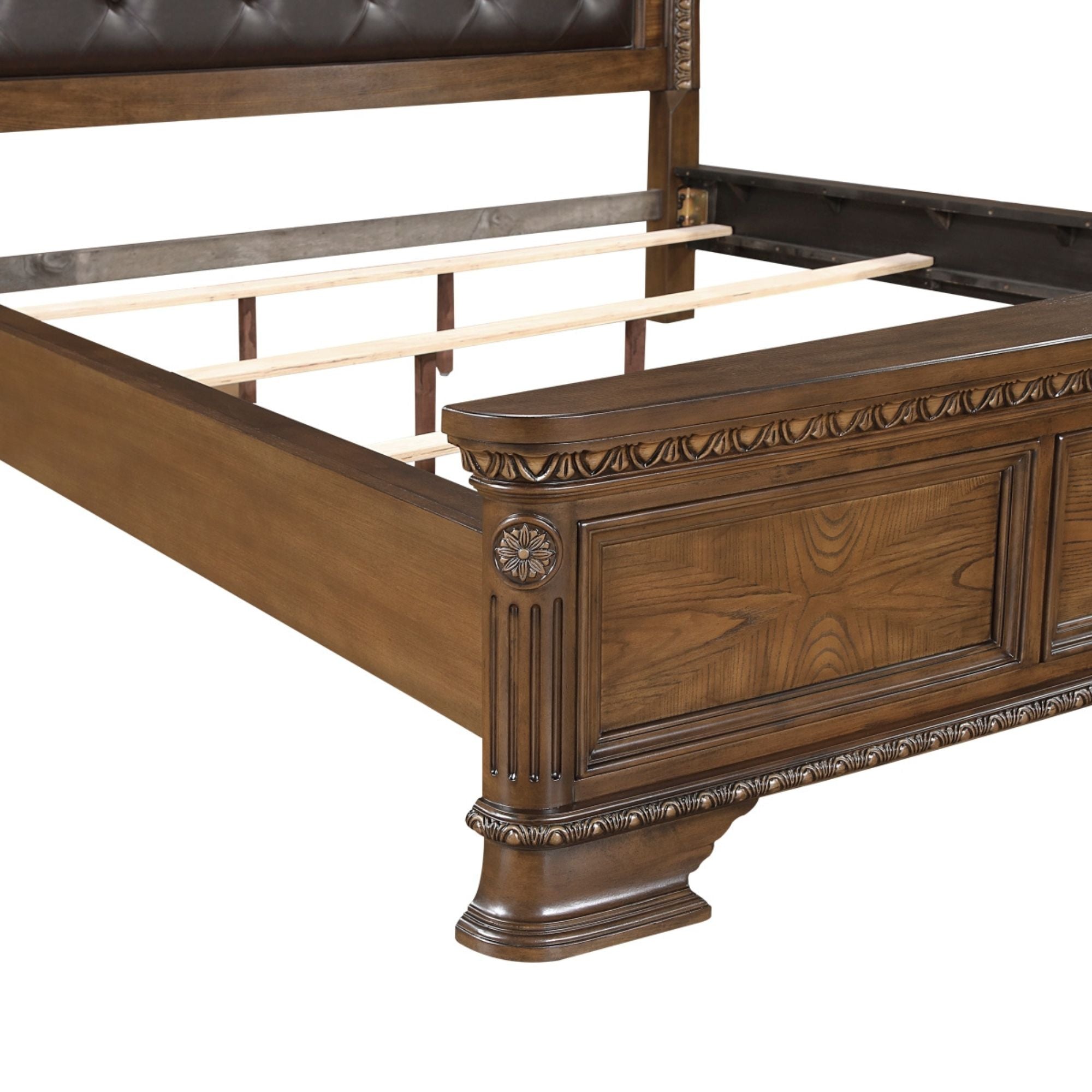 Bridgepoint bedroom set by MAZ featuring a modern bed frame with matching nightstands and a coordinated room design.