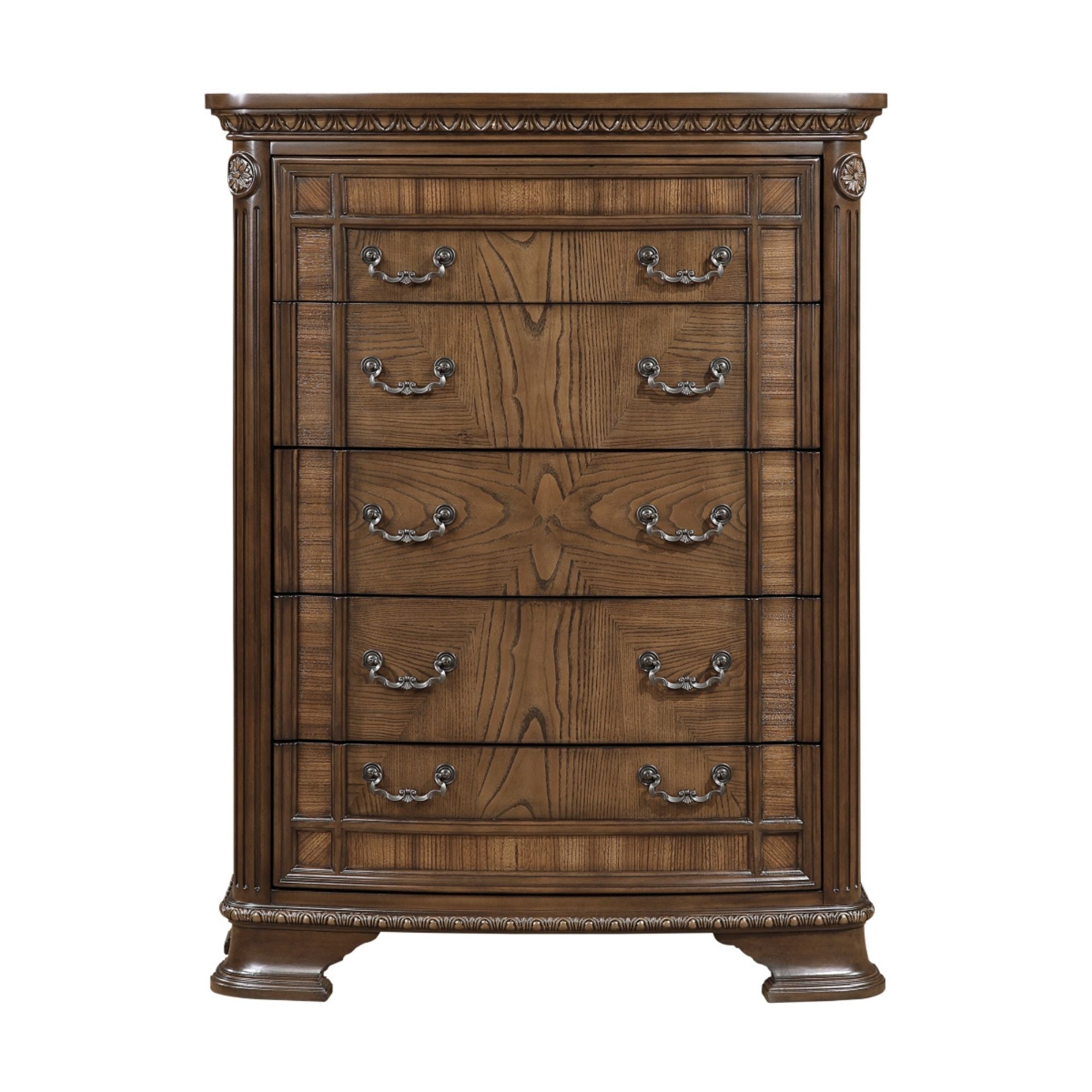 Bridgepoint bedroom set by MAZ featuring a chest of drawers, modern design, with sleek wood finish and ample storage space.