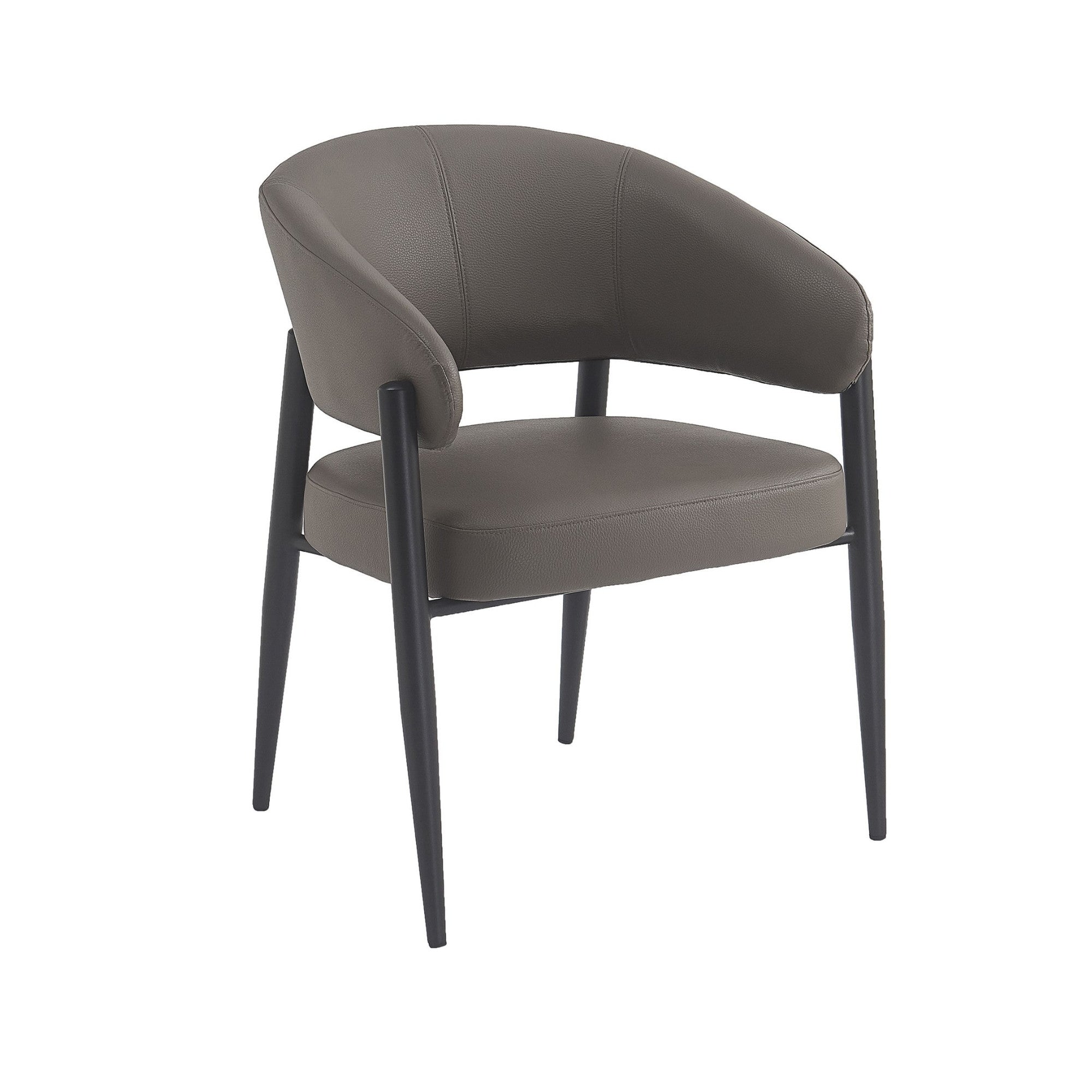 Bronson Dining Chair in Stone and Black (Set of 2)