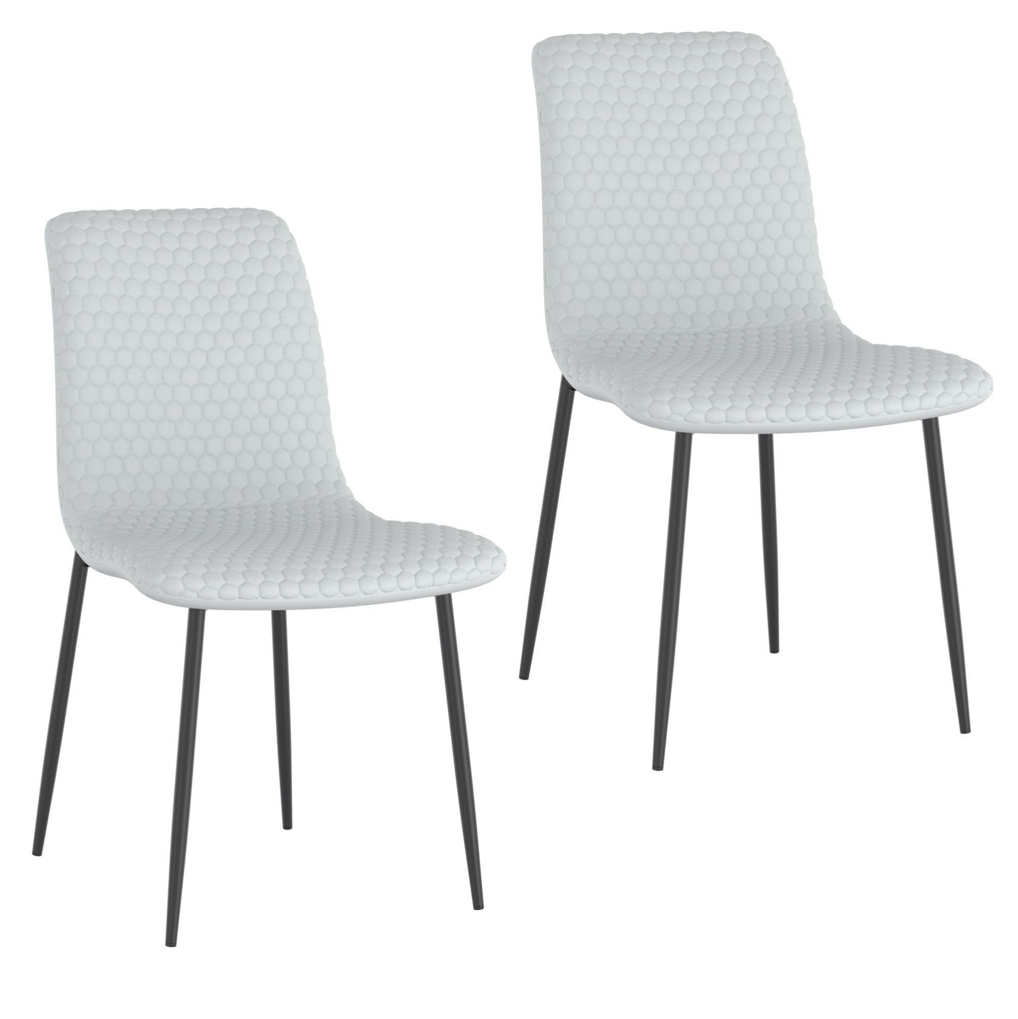 Brixx Dining Chair White (Set of 2)