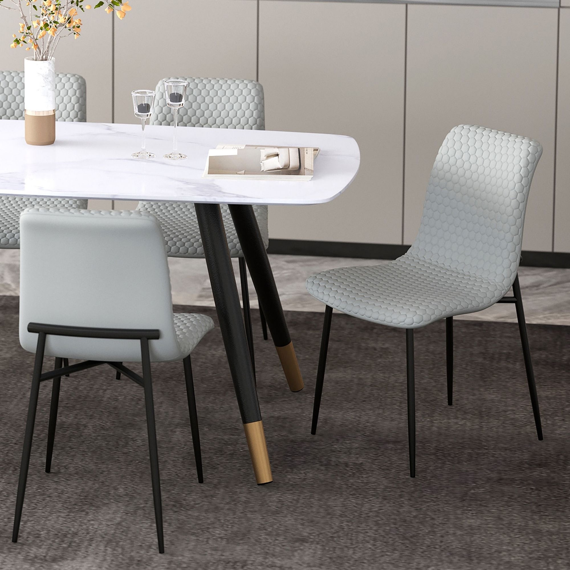 Brixx Dining Chair White (Set of 2)