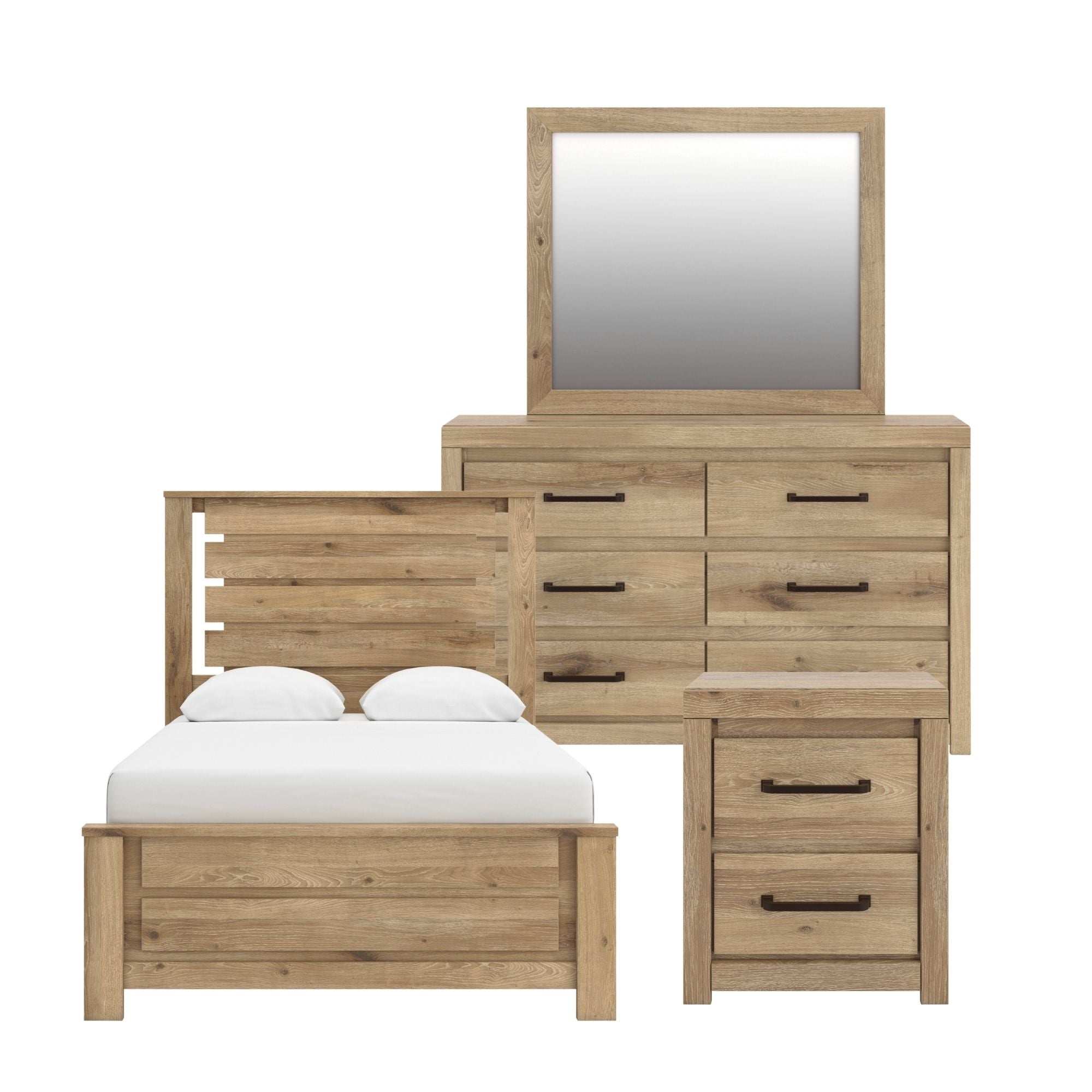 Brozmont Panel Platform Bedroom Set