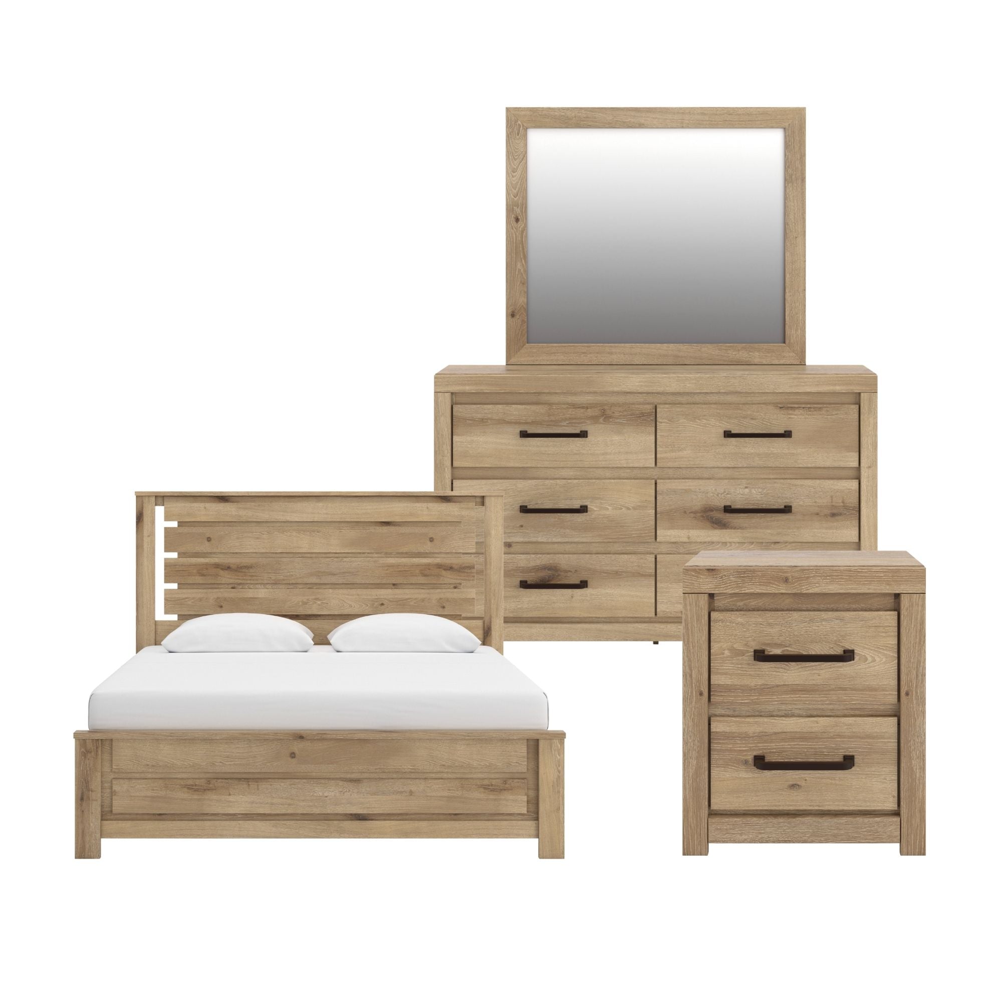 Brozmont Panel Platform Bedroom Set