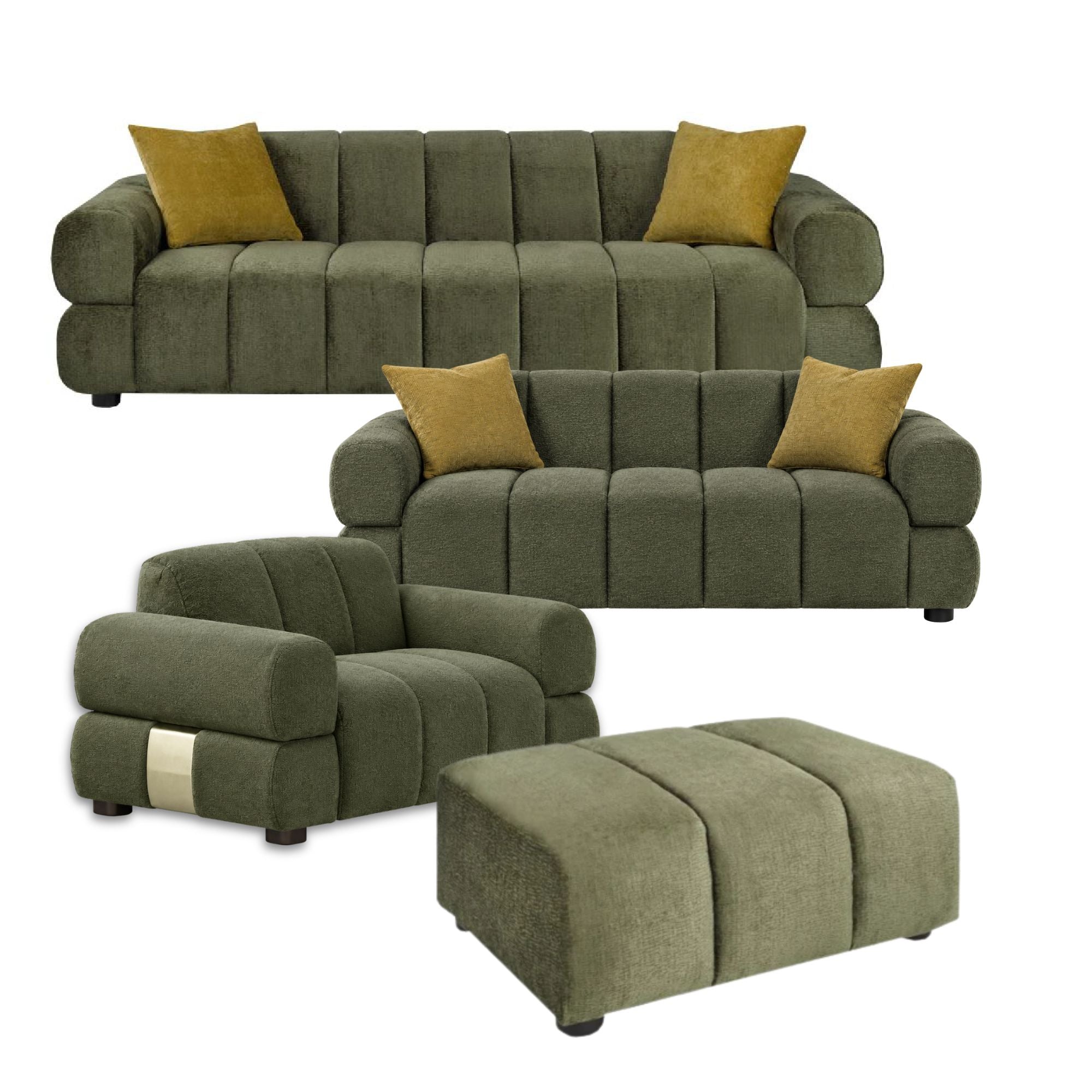 Canadian-made Phoenix Modern Sofa Set