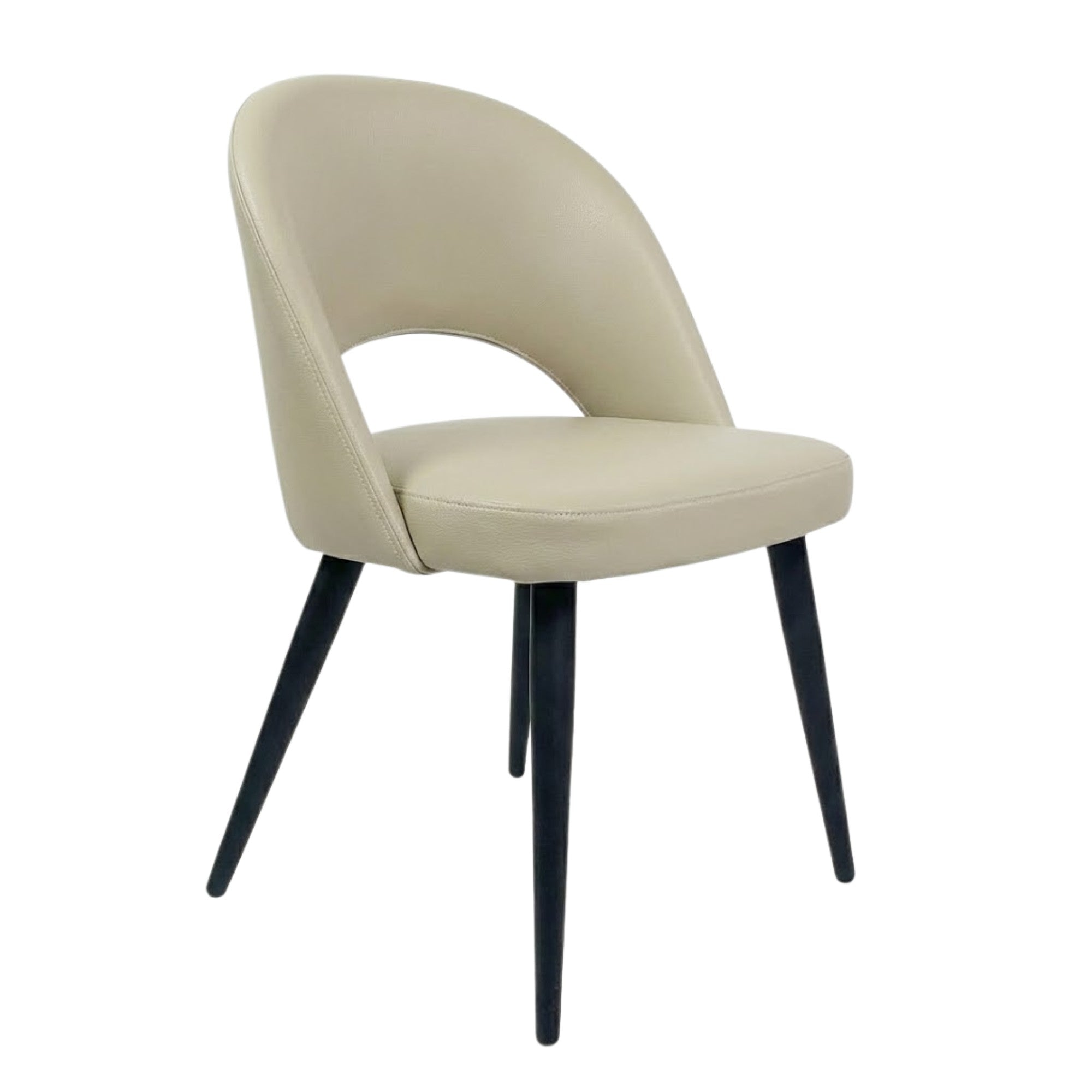 Coco Dining Chair Collection in Sand Vegan Leather | CastleUp Experience Centre Online Furniture