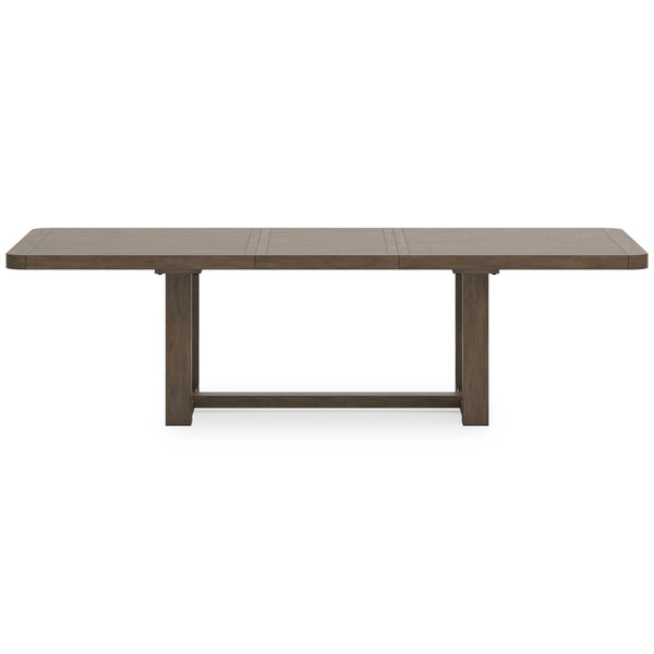 Cabalynn RECT dining room extension table by Signature Design Ashley, showing a wooden table with a smooth surface and sturdy legs.