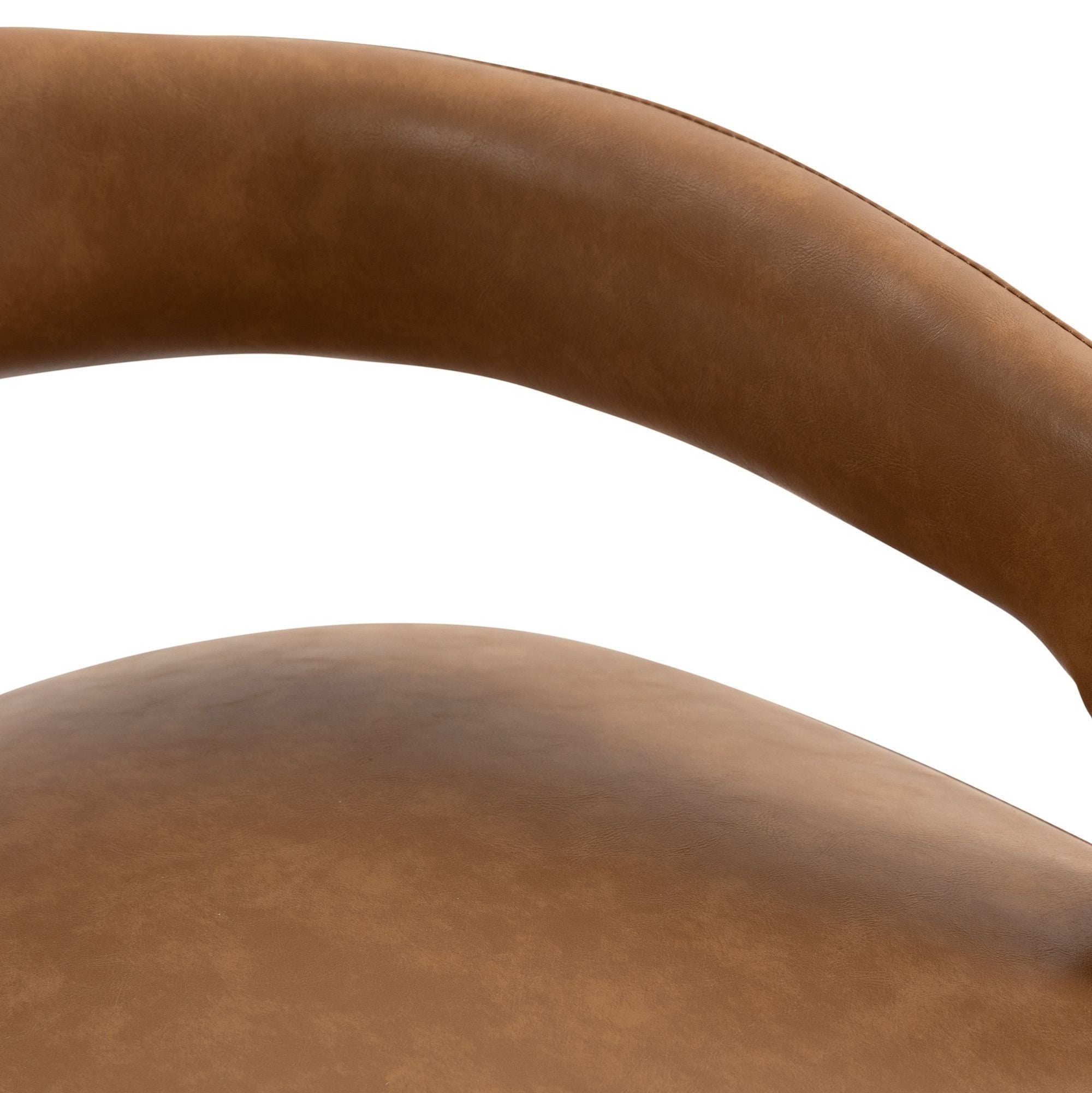 Chaise de salle à manger Caspian moderne du milieu du siècle, couleur sable (lot de 2)