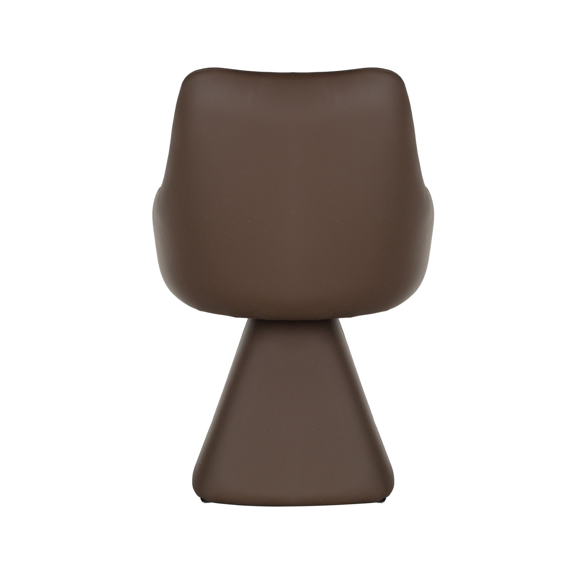 Caprese Swivel Dining Chair and Accent Chair in Brown