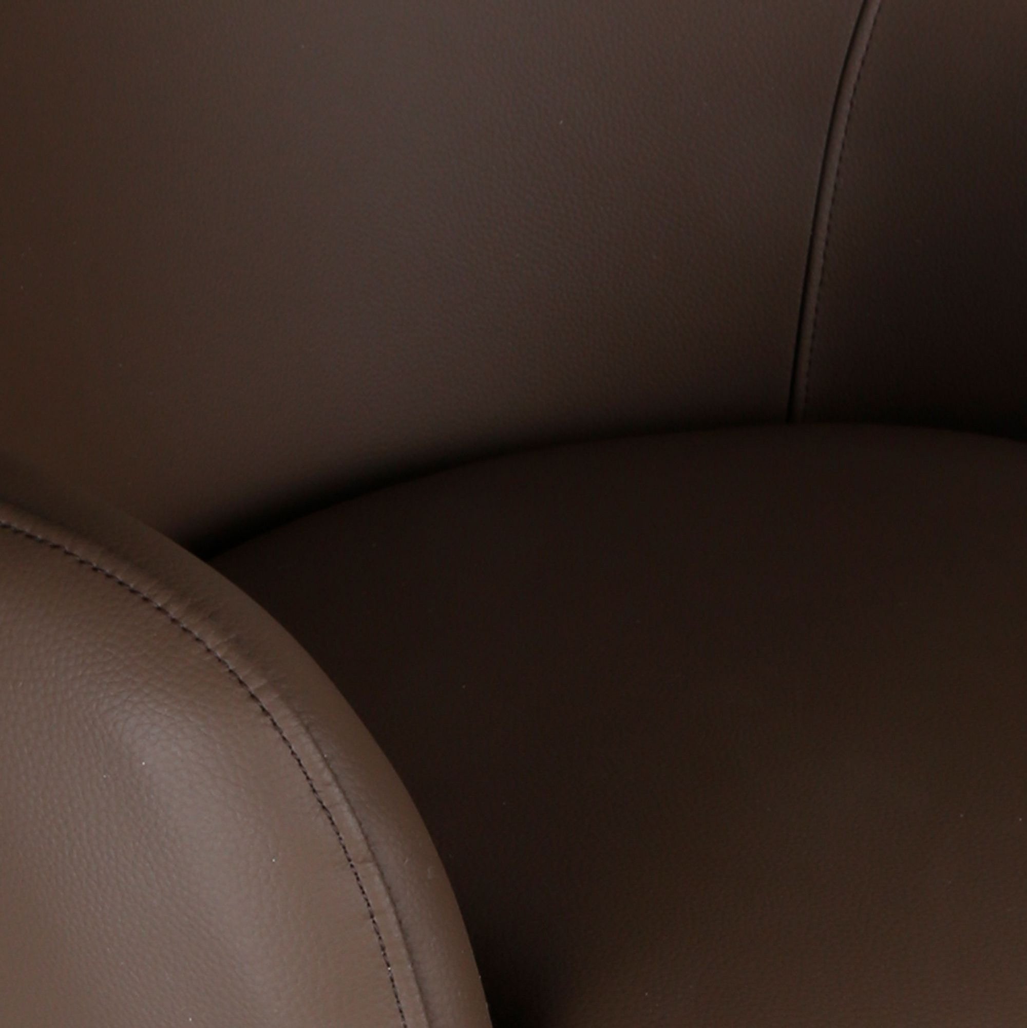 Caprese Swivel Dining Chair and Accent Chair in Brown