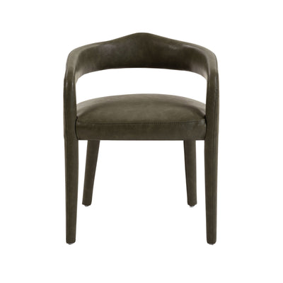 Chaise de salle à manger Caspian moderne du milieu du siècle, couleur sable (lot de 2)