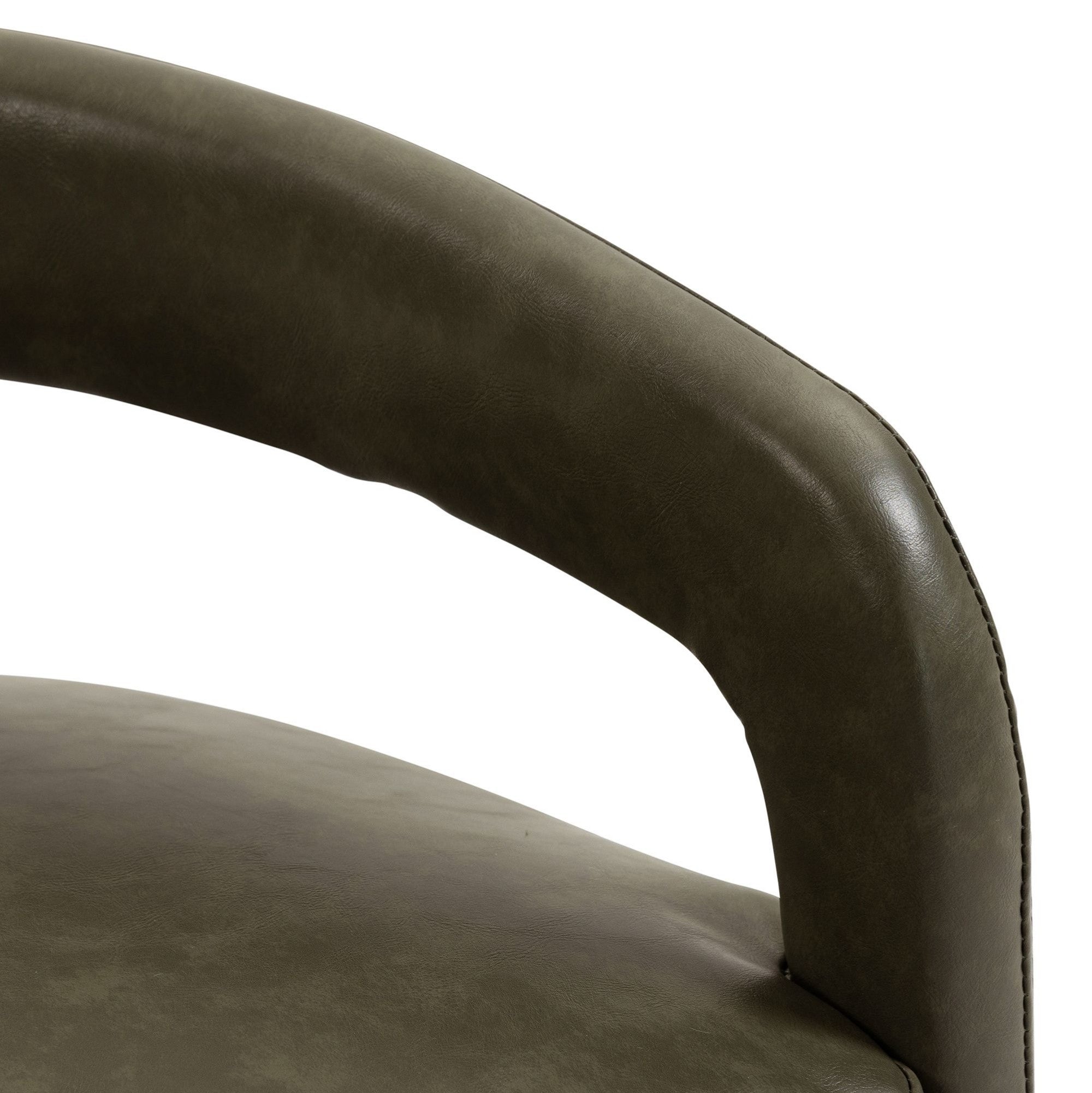 Chaise de salle à manger Caspian moderne du milieu du siècle, couleur sable (lot de 2)